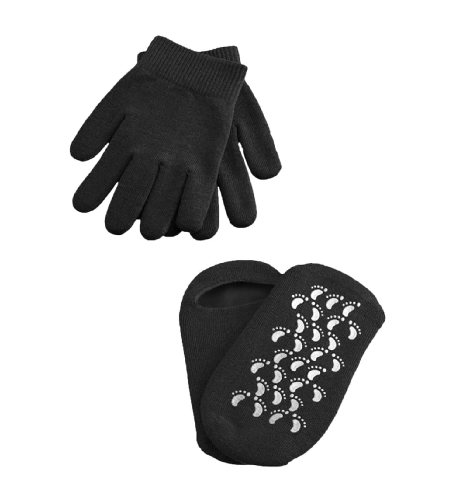 Healeved 2 Pairs Spa Socks Dry Feet Socks Spa Gel Gloves Womens Glove Foot Lotion Socks Essential Oil Gloves Gel Foot Cover Moisturizing Gloves Spa Accessories Nursing Kit Skin Care - Buy Online on GoSupps.com