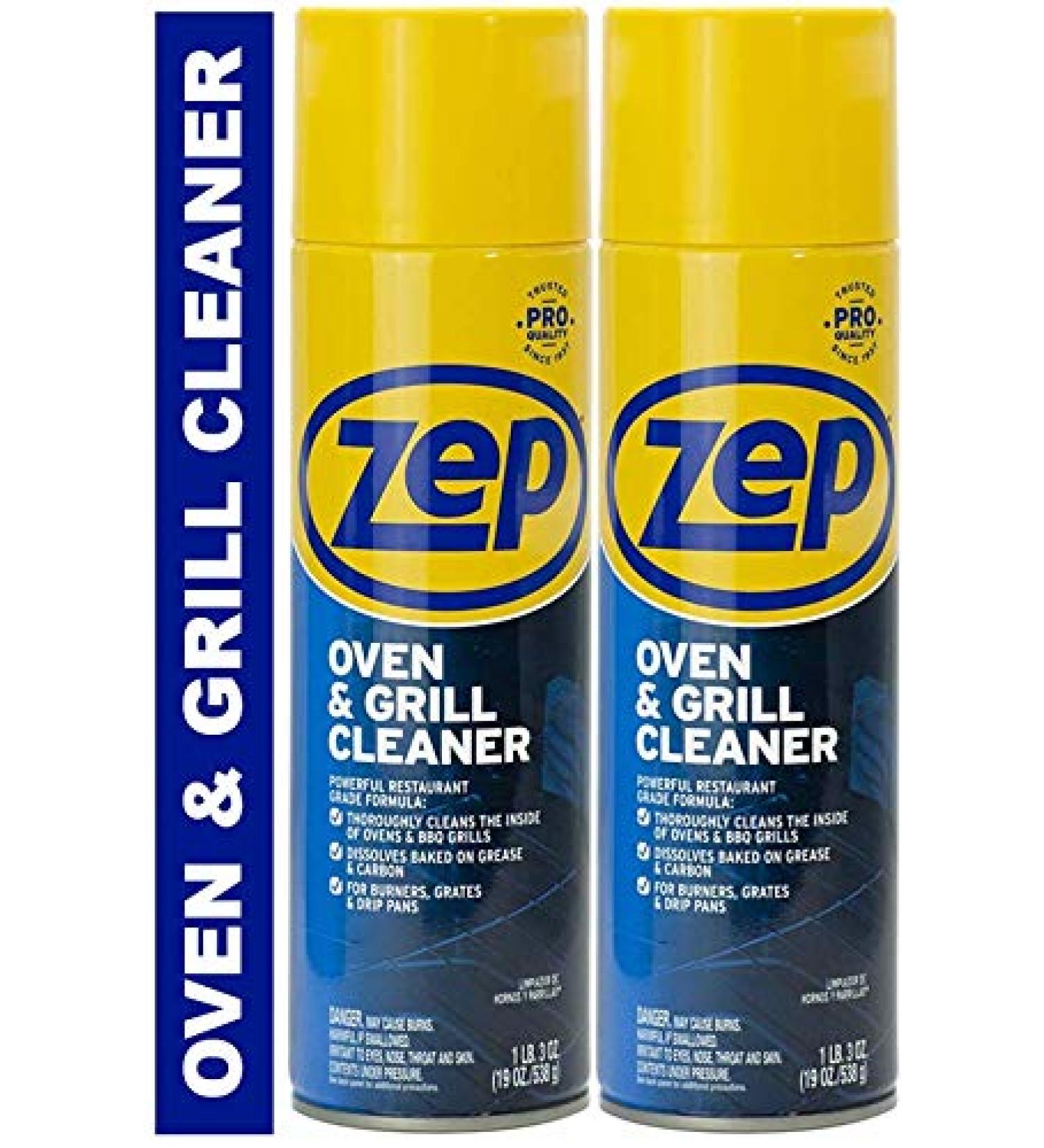 Zep Heavy-Duty Oven and Grill Cleaner ZUOVGR19 (2-Pack) Dissolves Grease on Contact - Buy Online on GoSupps.com