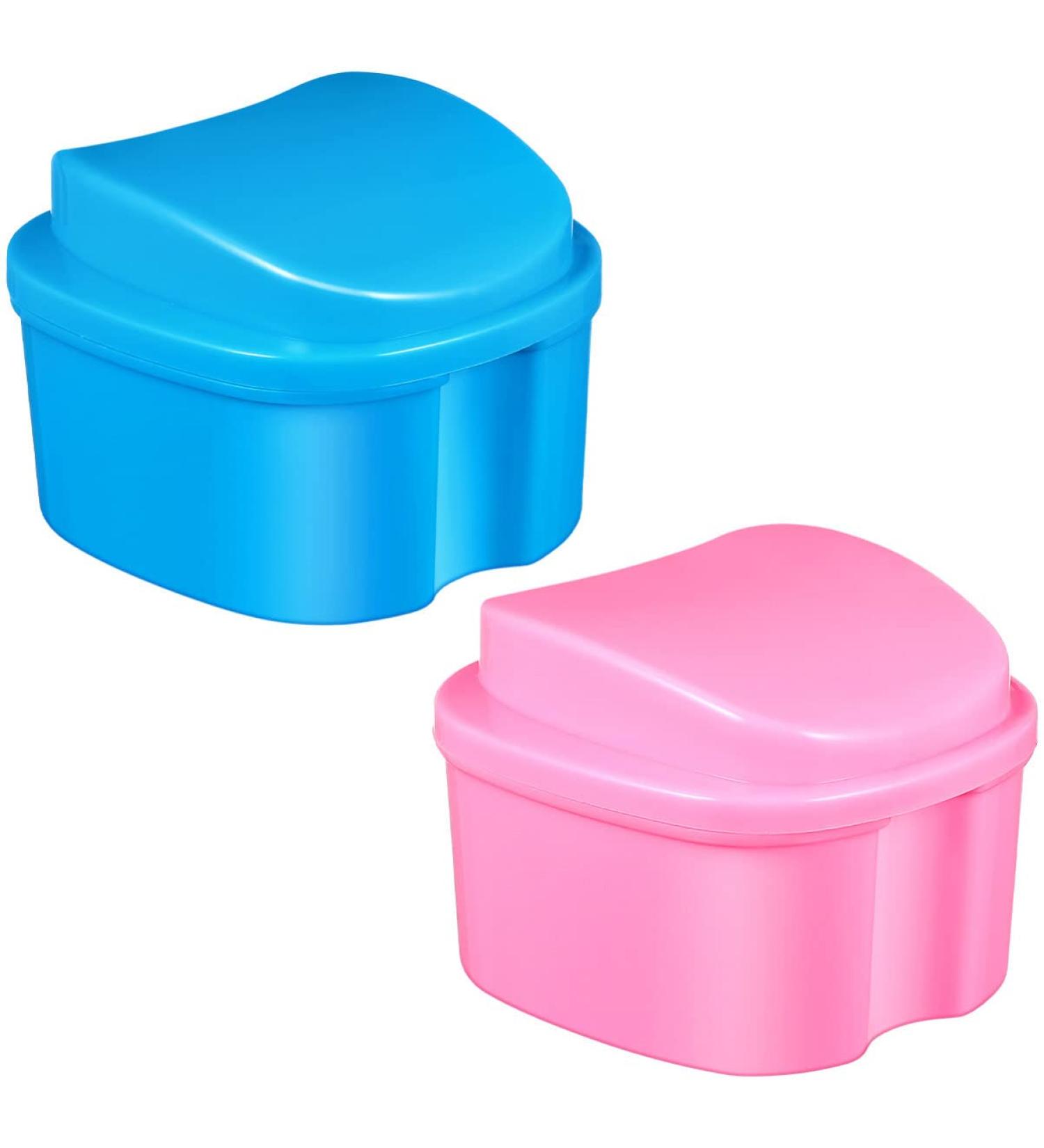 Coheali Plastic Storage Container for Retainers - 2 Portable Cases with Basket - Travel-Friendly - Buy Online on GoSupps.com