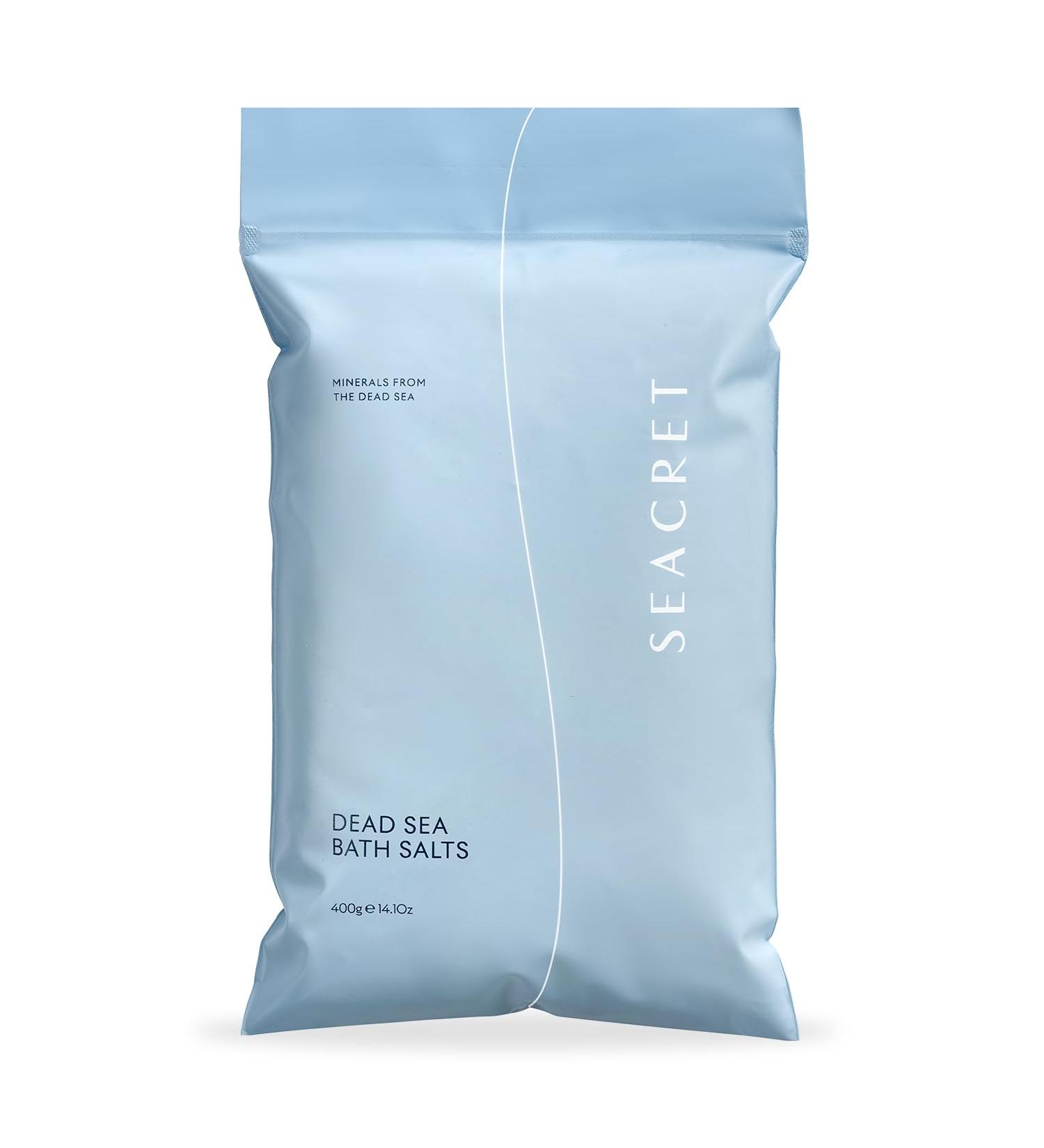 SEACRET Dead Sea Minerals Bath Salts 400g | Natural Wellness for Spa Relaxation - Shop Internationally - Buy Online on GoSupps.com