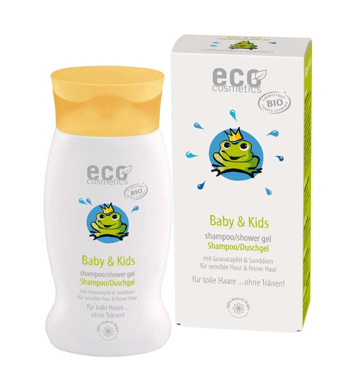 eco cosmetics Baby & Kids Shampoo & Shower Gel (6 x 200 ml)