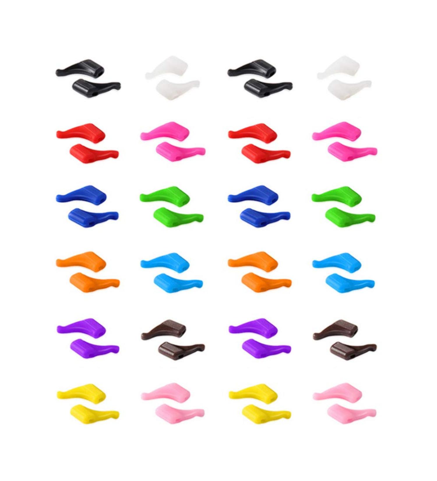 SUPVOX Sports Sunglasses 24 Pairs Glasses Ear Hook Silicone Eyewear Ear Grip Anti Slip Anti Lost Eyeglasses Sunglasses Accessories(Size Large) Adjustable Eyeglasses 4.5x1cm - Buy Online on GoSupps.com