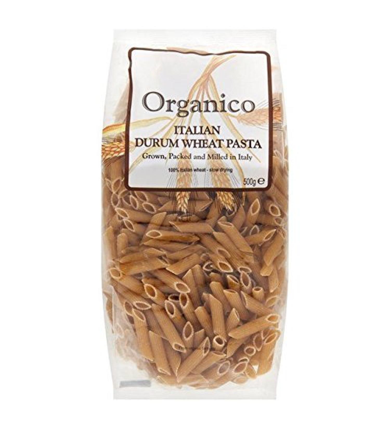 Organico Organico Organic Wholewheat Penne 500g