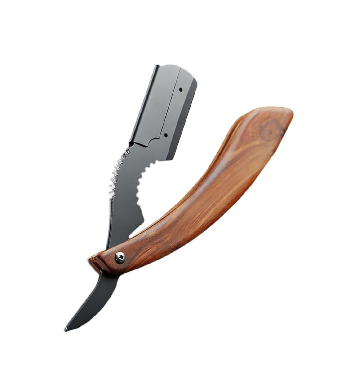 Beavorty Women's Mustache Razor - Mini Face Razor for Hair Removal | Handcrafted Rosewood Tool - Buy Online on GoSupps.com