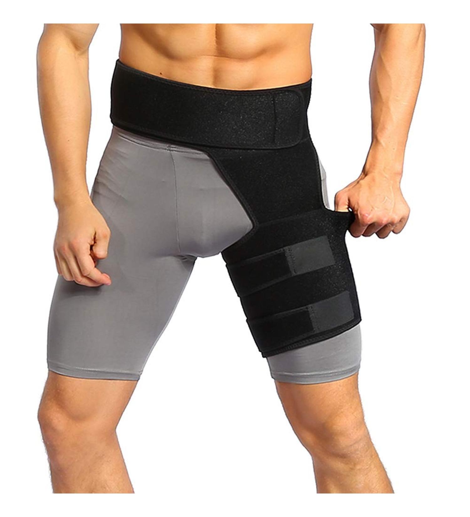 Milltrip Groin Braces for Pulled Groin & Thigh Compression - Support Sleeve for Hamstring Sprains & Sciatica Pain | Men & Women - Buy Online on GoSupps.com