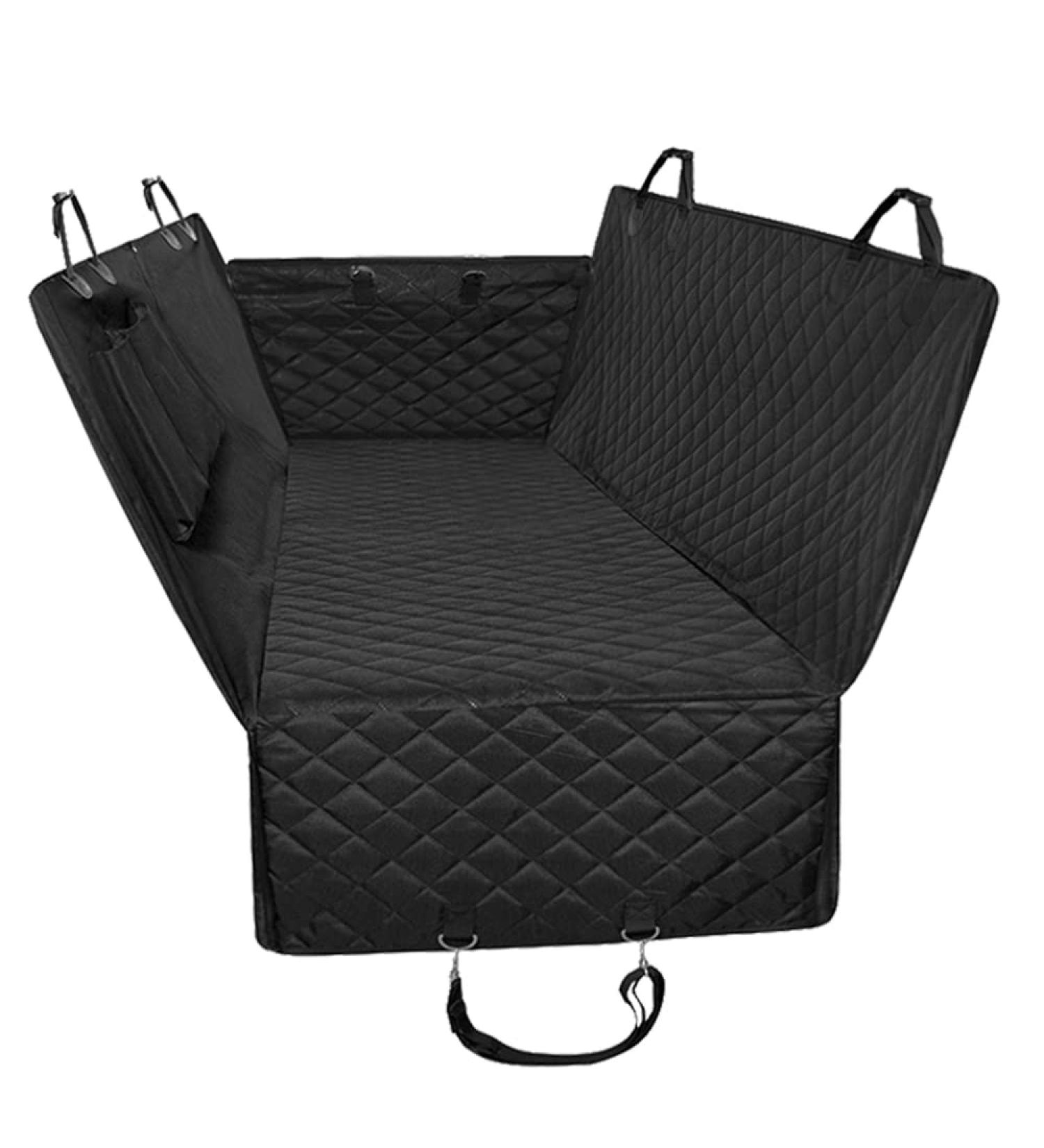 Luxury Quilted Dog Car Seat Cover Waterproof & Nonslip Large Size (57''Wx60''L) Black - Buy Online on GoSupps.com