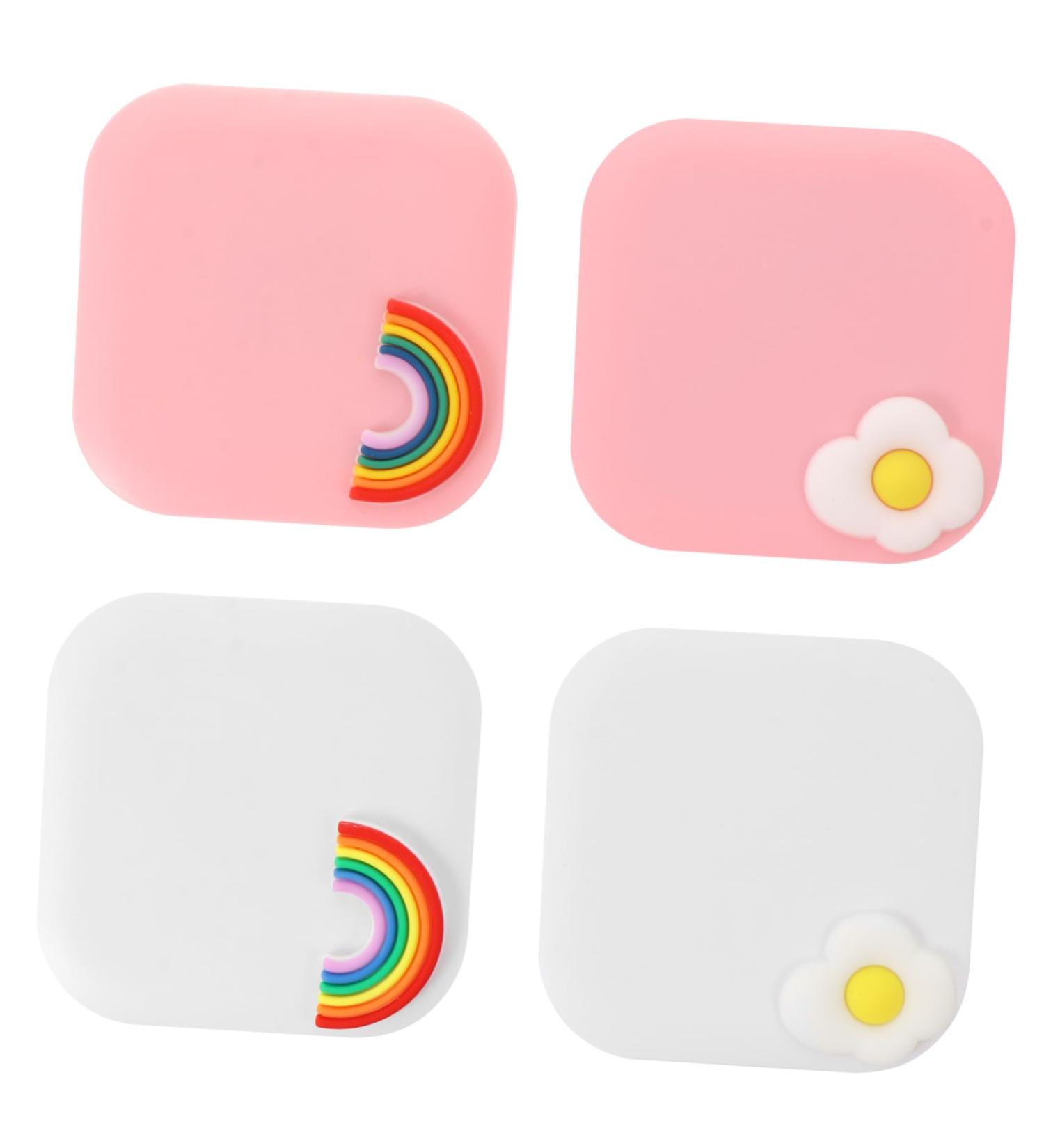 Solustrie 4-Piece Contact Lens Container Kit - Durable Tweezers & Suction Rod - Cute Mini Holder for Glasses - Ideal for Students - International Shipping Available - Buy Online on GoSupps.com