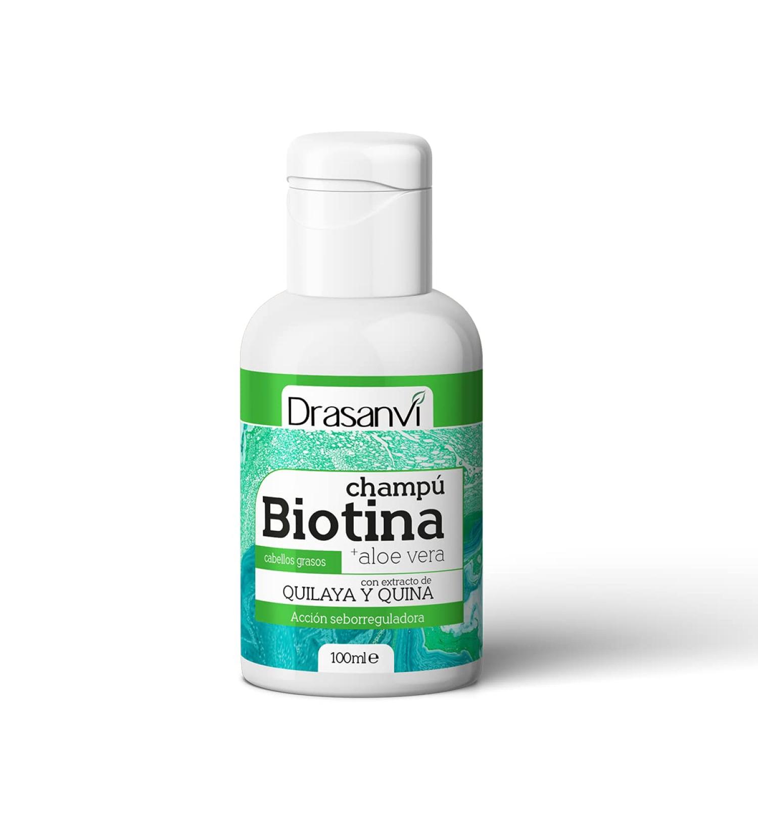 Drasanvi Biotina en aloe vera shampoo vethaar 100 ml - Buy Online on GoSupps.com