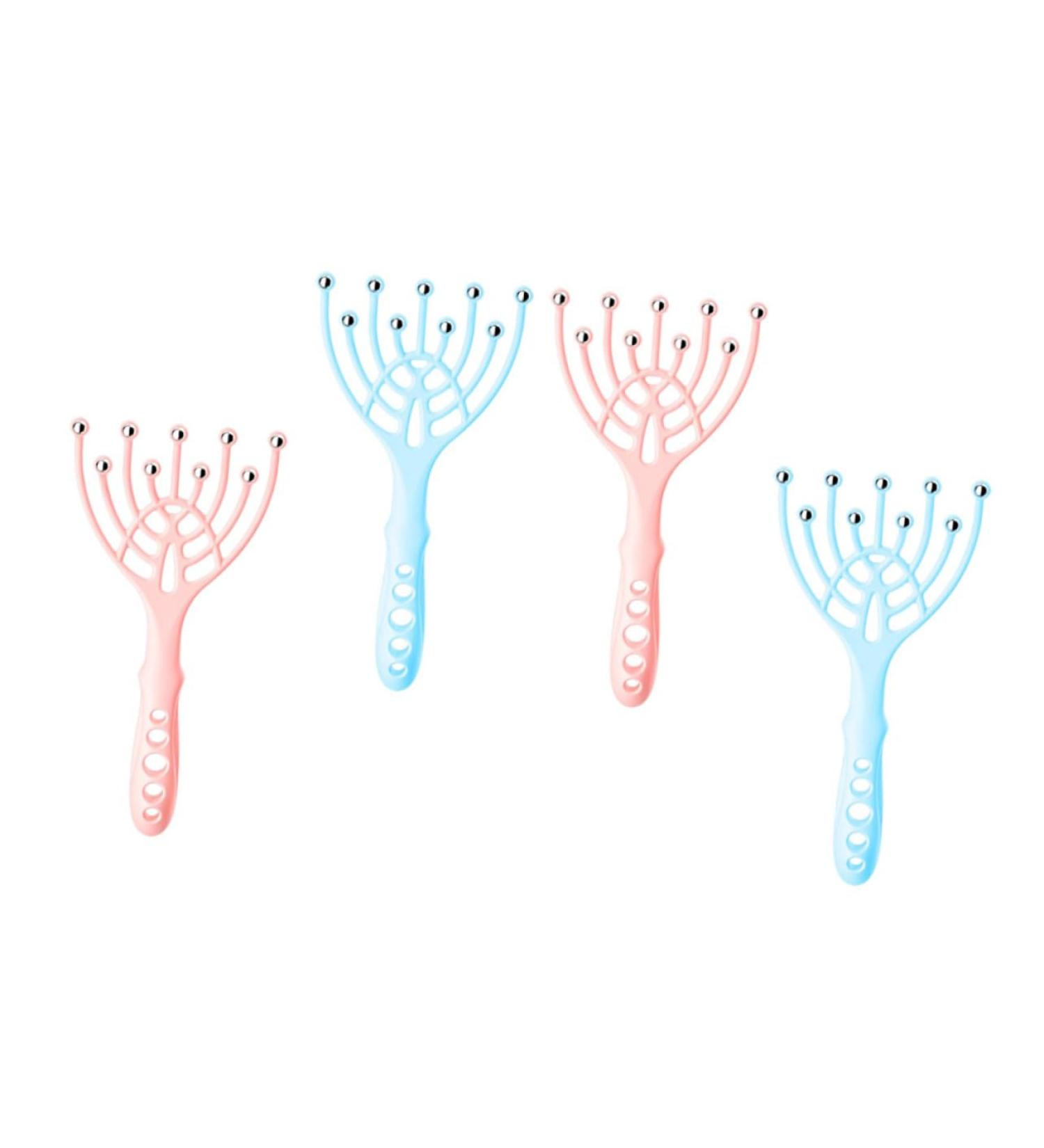 Buy Tovinanna 4-Piece Head Massage Device - Multifunctional Scalp Claw Massager for Ultimate Relaxation | International Shipping Available - Buy Online on GoSupps.com