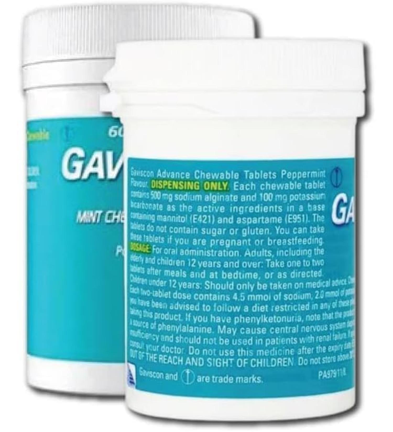 Advance Mint Chewable Tablets 60 Pack Mint - 2 Pack