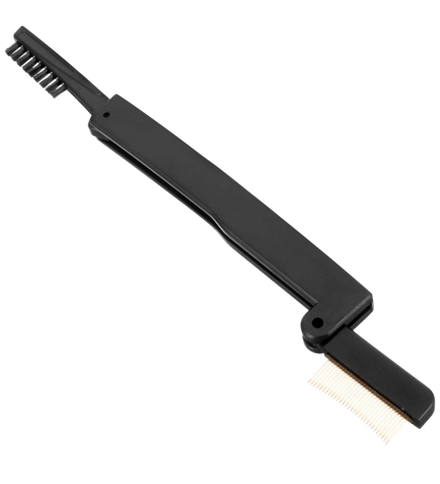 NOLITOY Folding Eyelash Comb & Brow Brush - Dual Sided Lash Separator for Women | Perfect Lash Mascara Applicator - International Shipping Available - Buy Online on GoSupps.com