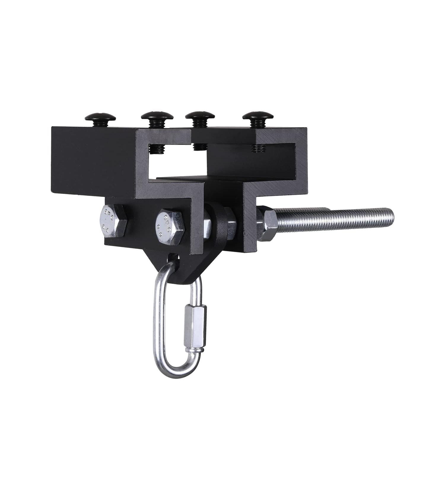 Vanroug Robust Steel Beam Clamp | Heavy Pocket Bracket for Muay Thai MMA Training Gymnastics Climbing | 227 kg Load Capacity - Buy Online on GoSupps.com