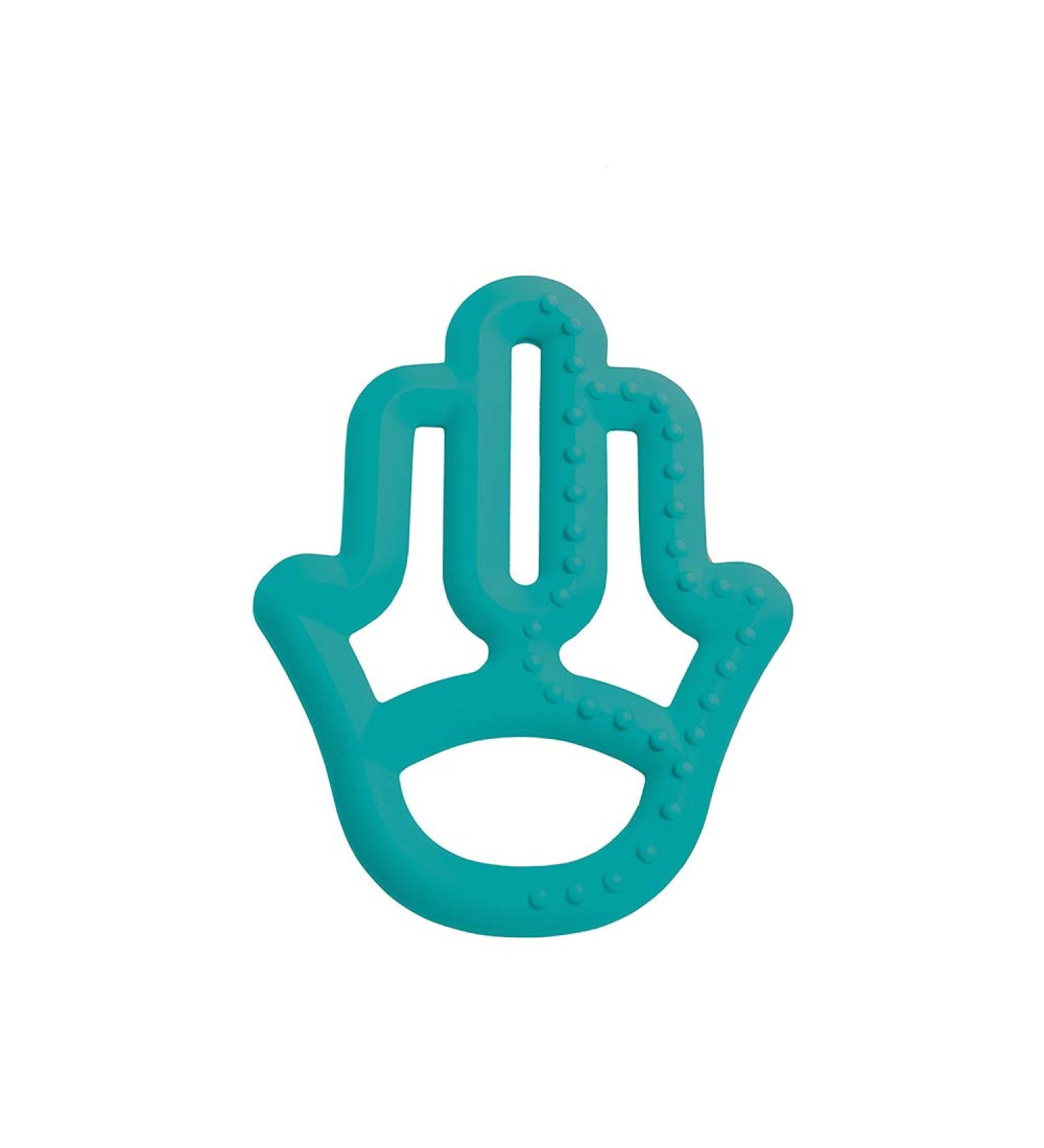 MinikOiOi Toothee - Teal 101040001 | Soft Silicone Teether | Perfect for Baby's Oral Care | Shop Internationally - Buy Online on GoSupps.com