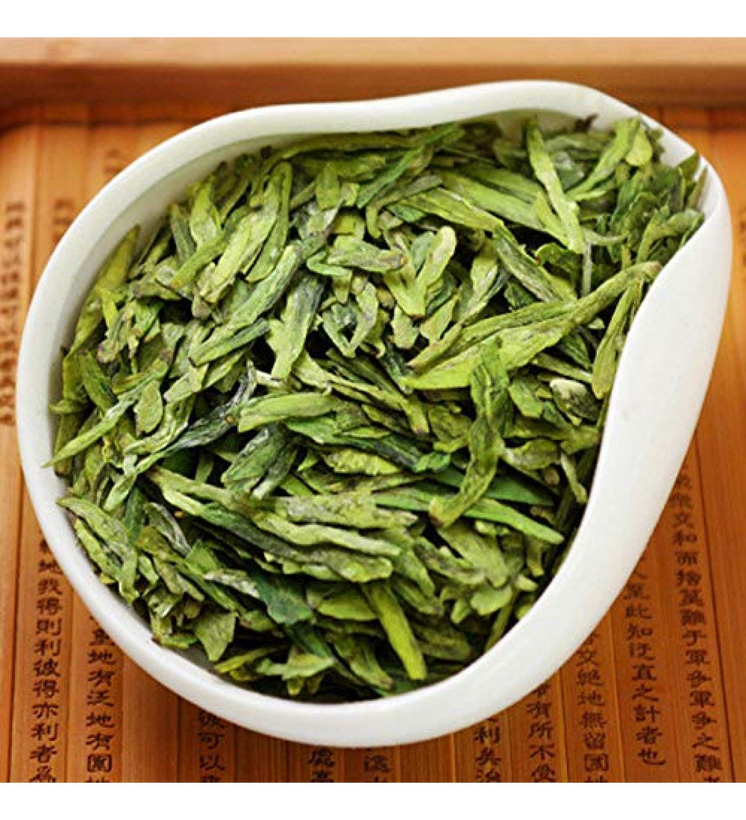250g (0.55LB) Dragon Bien Chinois Printemps Longjing Th Vert pour la Long Jing th Th chinois Nourriture verte - Buy Online on GoSupps.com