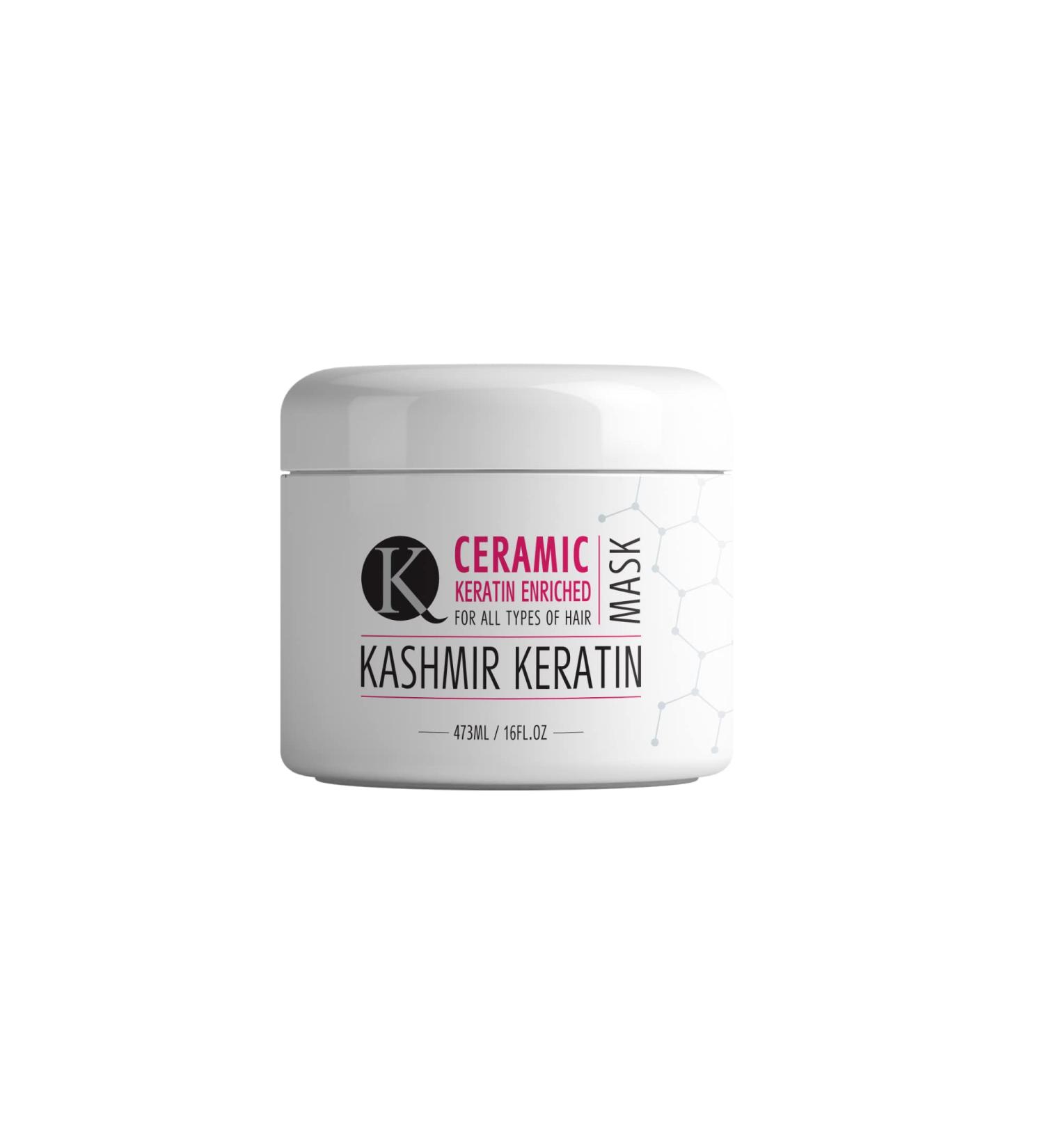 Kashmir Keratin Enriched Ceramic Mask - Sulfate & Paraben Free - 16 oz | For All Hair Types - Buy Online on GoSupps.com