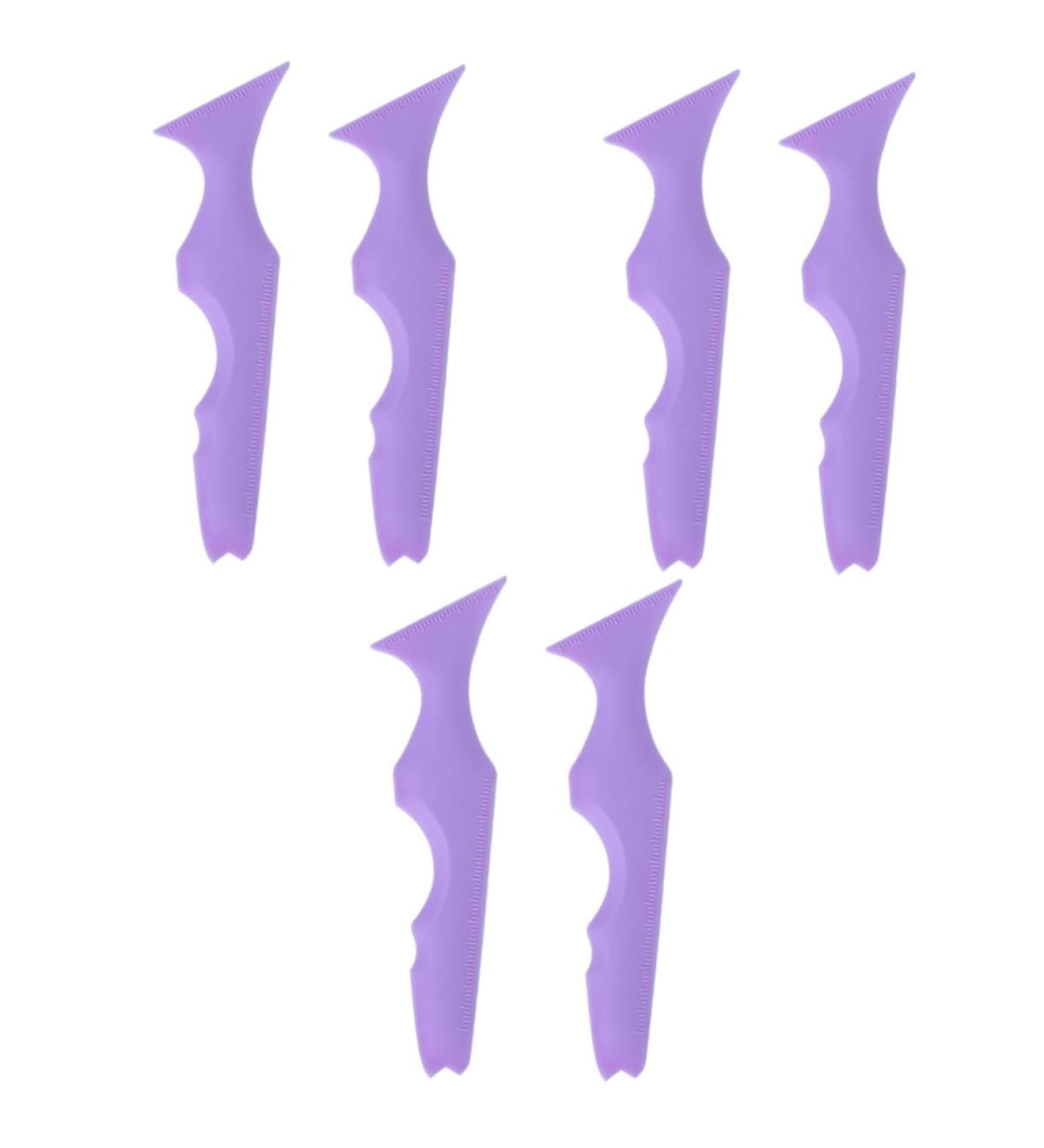 FOMIYES 6 pcs Helper Template Massaging Eyeliner Tool Makeup Guides Stamp Beauty Wearing Eyelash Stencils - Buy Online on GoSupps.com