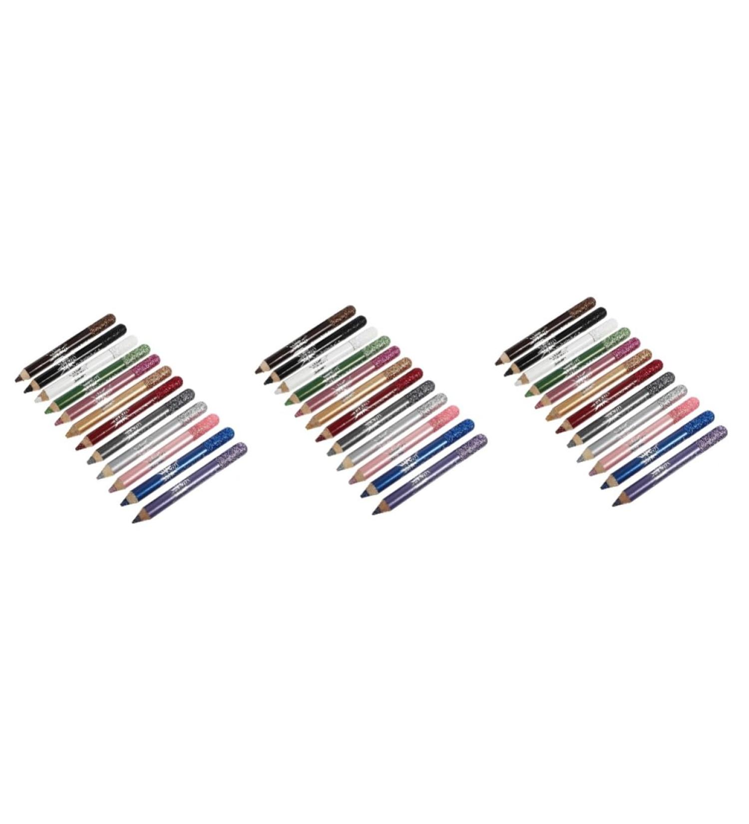 FOMIYES 36 Pcs Pearlescent Eyeshadow Pencil Shimmer Eyeshadow Glitter Eyeshadow Pens Eye Shadow Pen Set Miss 1 count (Pack of 1) Assorted Colorx3pcs - Buy Online on GoSupps.com