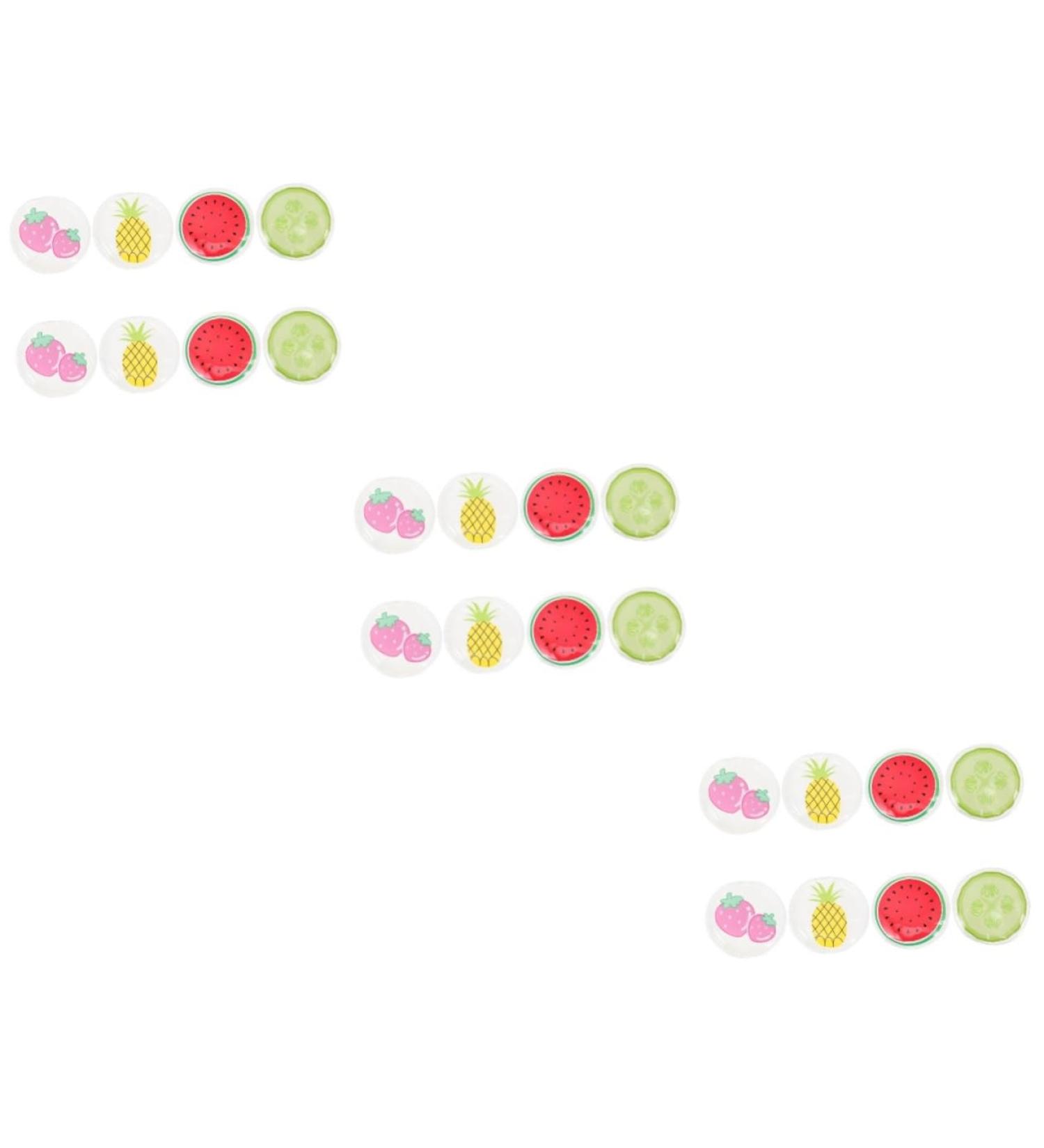 Healeved 24 Pcs Gel Ice Eye Mask First Aid Ice Pack - Hot/Cold Therapy, Portable Insulin Ice Wrap, Under Eye Patches Masks - 7x7cm, PVC Household Eye Masks - Set of 24 - Buy Online on GoSupps.com