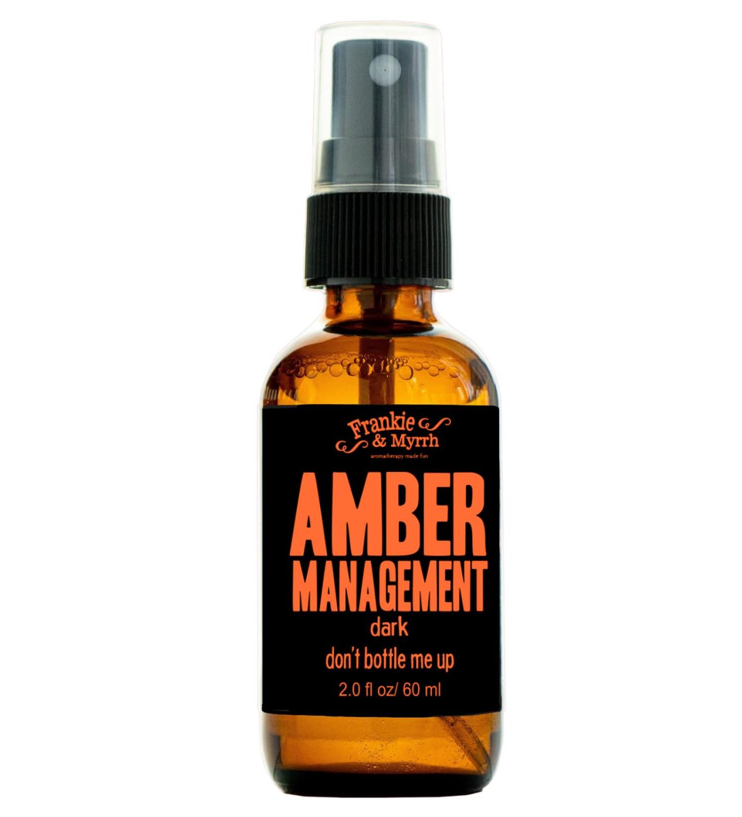 Frankie & Myrrh Amber Management Dark | Patchouli Amber Vanilla | Freshwater Mist | 2 Fl. Oz. - Buy Online on GoSupps.com