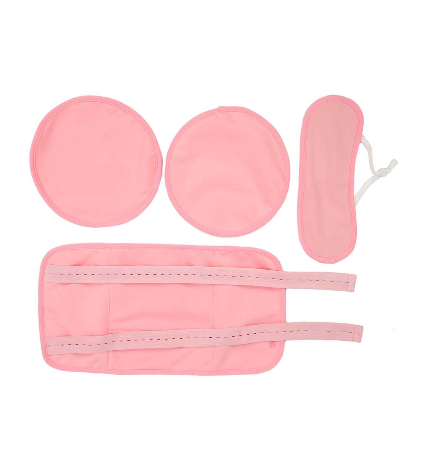 Organic Cotton Castor Oil Pack - Reusable Liver Detox Wrap Anti-Oil Leak Design for Smooth Application - Buy Online on GoSupps.com