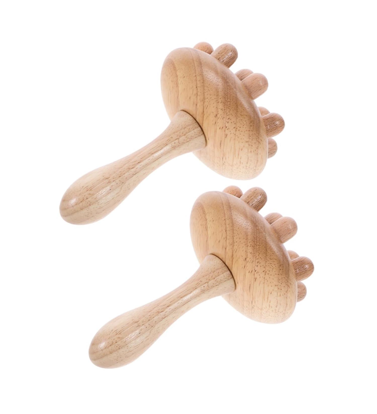 Marmerdo 2st Meridian Massage Brush - Manual Scalp Massager for Thick Hair | Head Scratcher & Whisk Comb | Perfect for Women - Buy Online on GoSupps.com