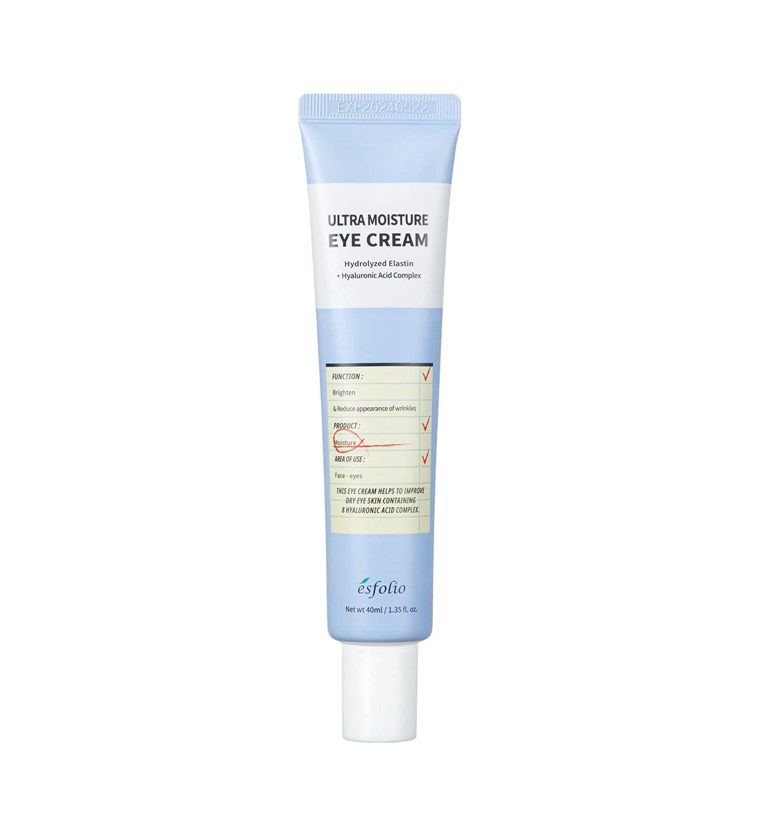 Esfolio Ultra Moisture Eye Cream 1.35 Fl oz - Hydrating Eye Treatment - Buy Online on GoSupps.com