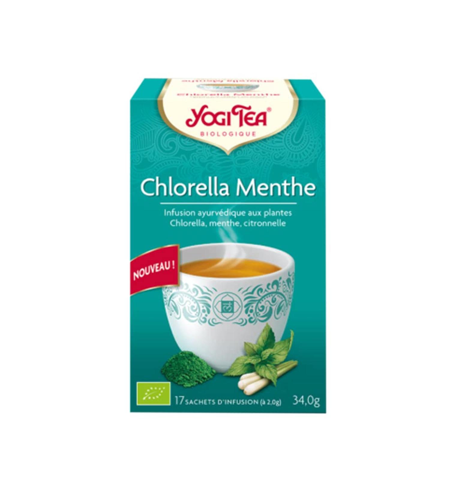 Yogi Tea Yogi Tea Chlorella Organic Mint 17 Sachets
