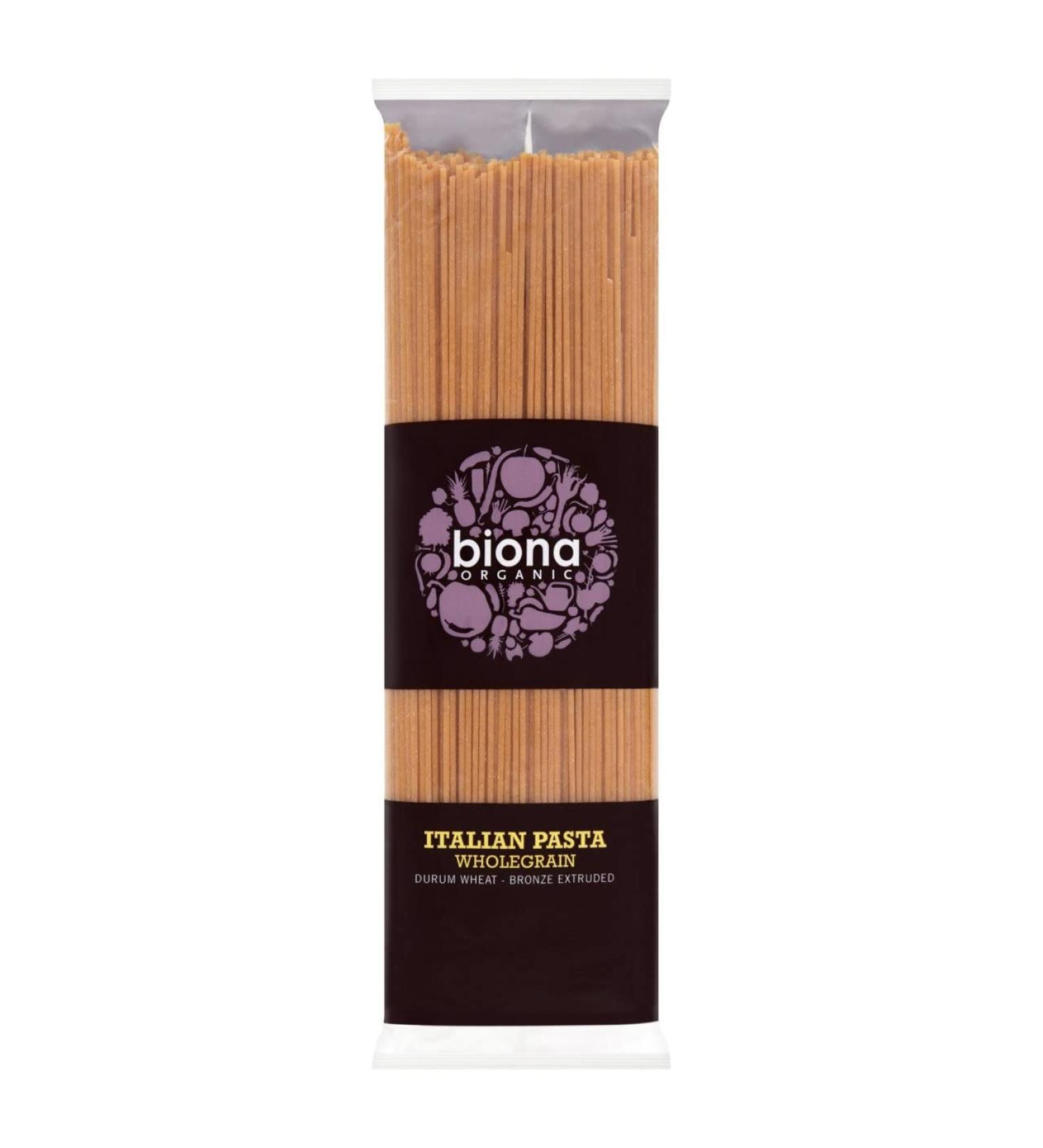 Biona Organic Wholewheat Spaghetti 500g - Buy Online on GoSupps.com
