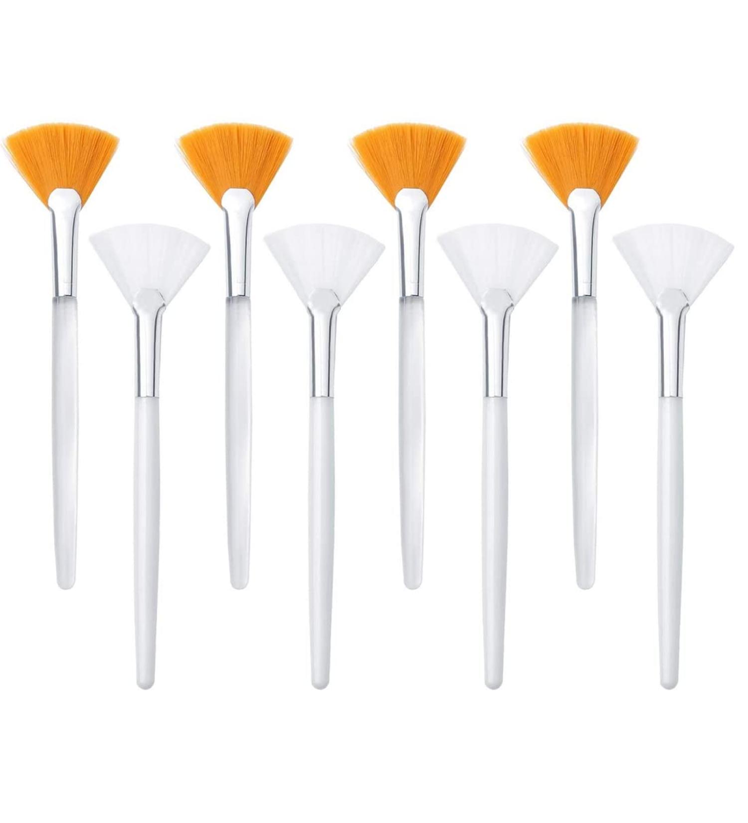 Sioppkik 8-Piece Mask Brush Set | Soft Face Applicator & Cosmetic Makeup Tools for Mud & Cream Perfect for International Shipping - Buy Online on GoSupps.com