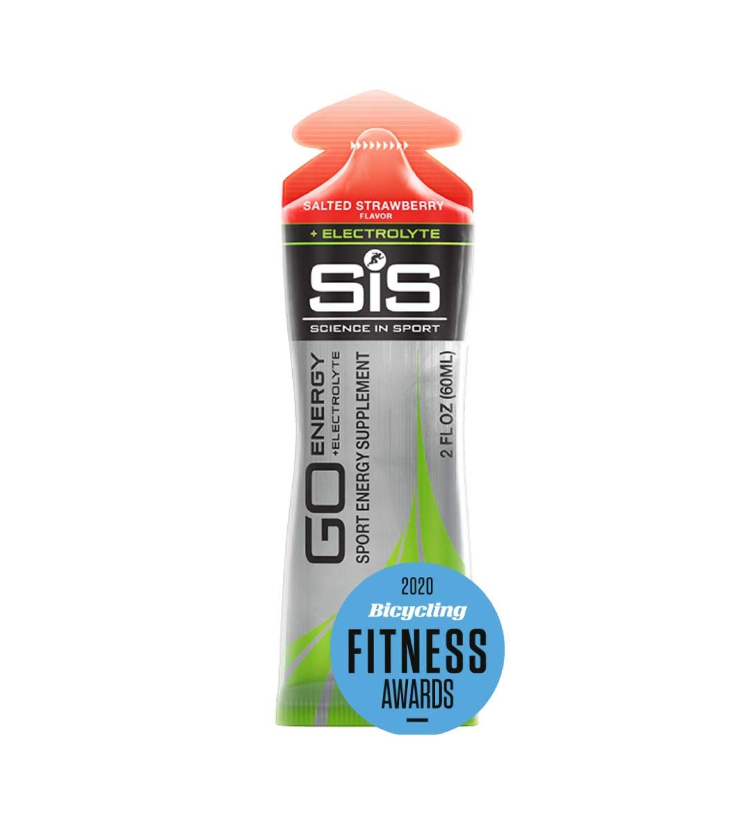 Science in Sport Salted Strawberry Energy Gel Pack - 6 Count | Fast-Acting Carbs + Electrolytes for Performance & Endurance - Buy Online on GoSupps.com