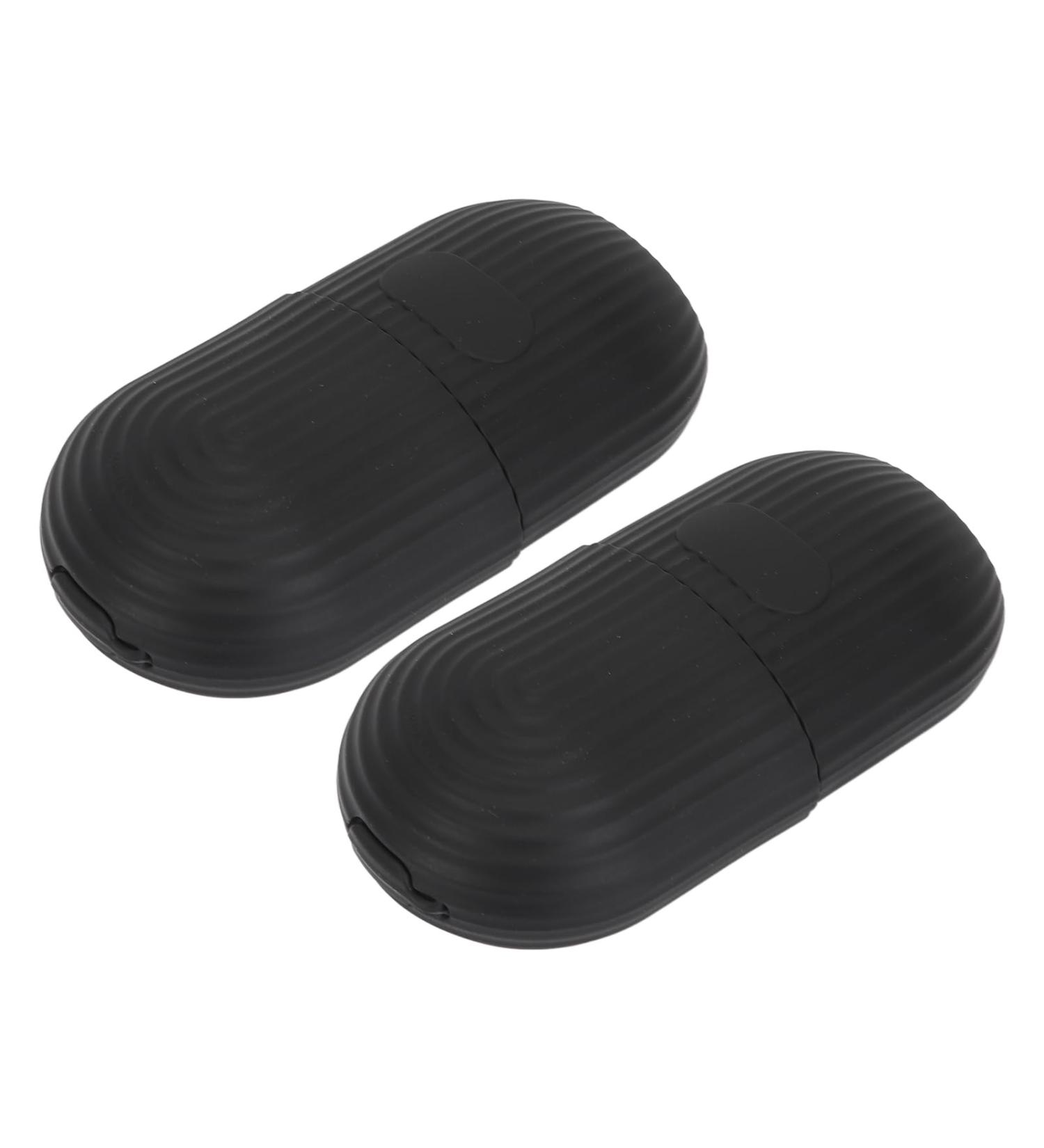 ZJchao Ice Face Roller - Silicone Facial Eye Cold Roller Massage Tool for Puffiness Pore Minimization & Smoother Skin - Dual Pack (Black) - International Shipping Available - Buy Online on GoSupps.com