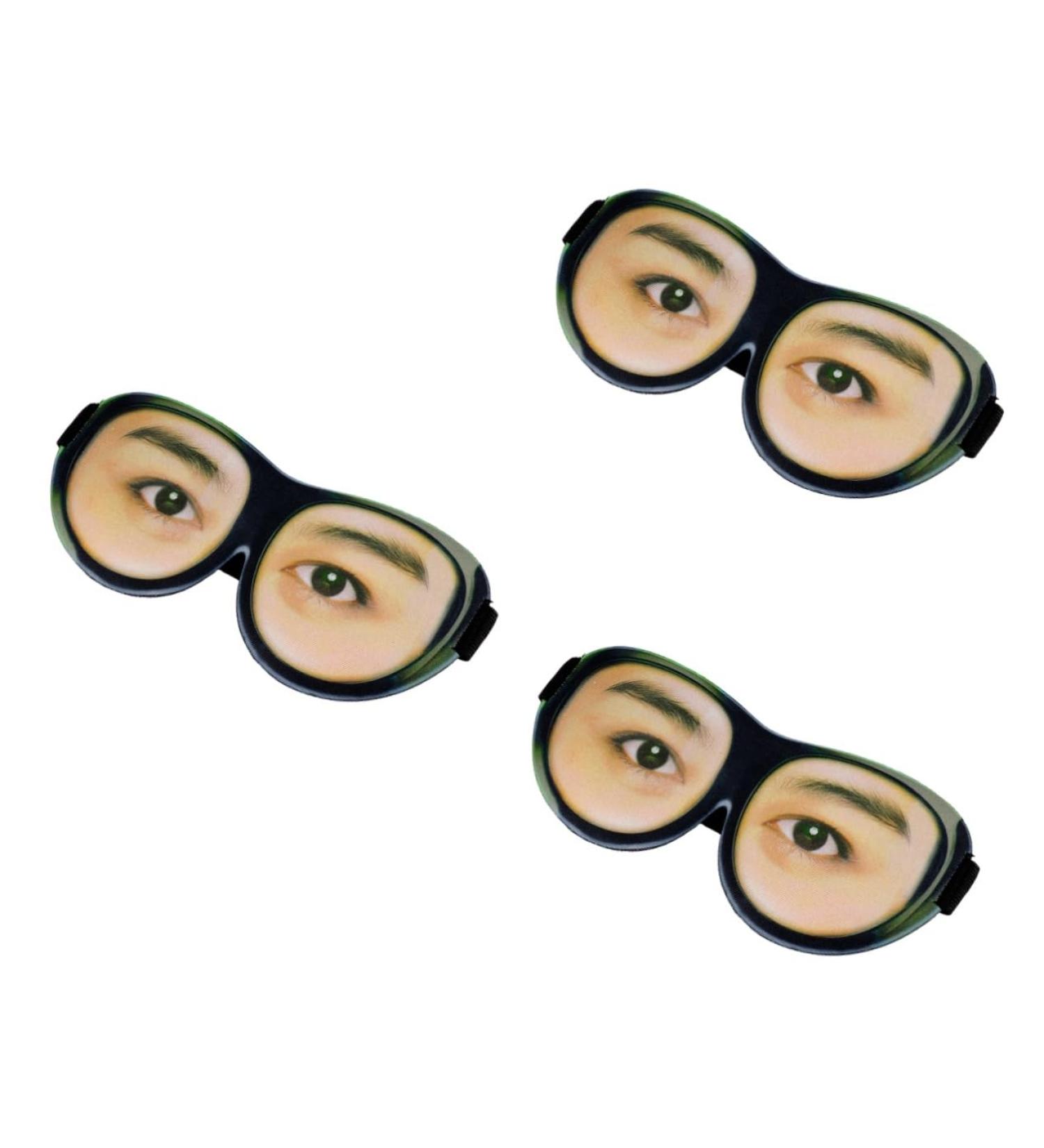 Buy Minkissy 3pcs Airplane Eye Mask - Funny Eye Printing Sleep Masks for Travel & Night Sleep - Buy Online on GoSupps.com
