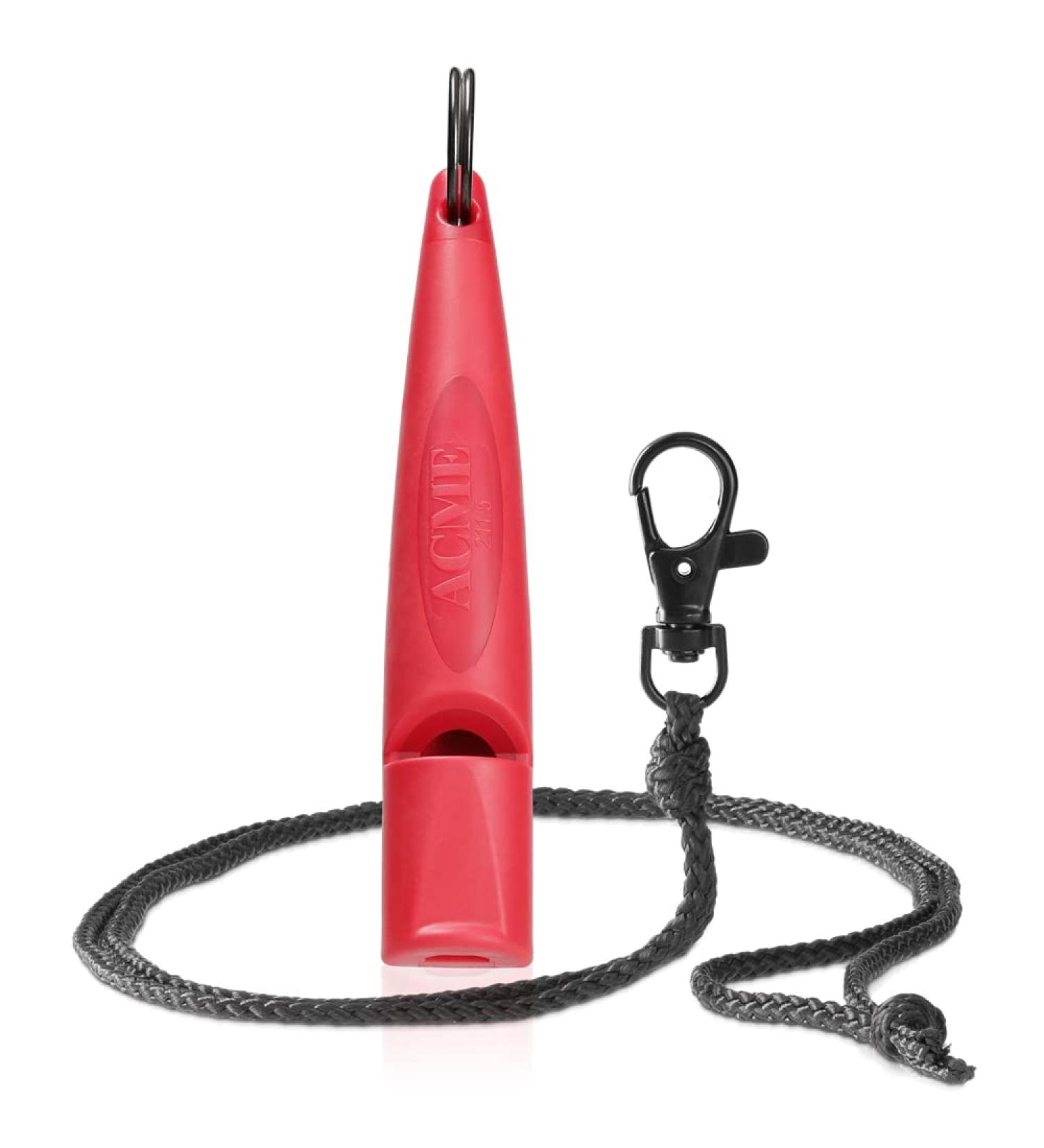 Buy Acme Dog Whistle No.211.5 - Free Matt Black Pipe Band | Alpha | Ideal Recall Tool | Large Reach & Frequency Standardized (Carmine Red) - Buy Online on GoSupps.com