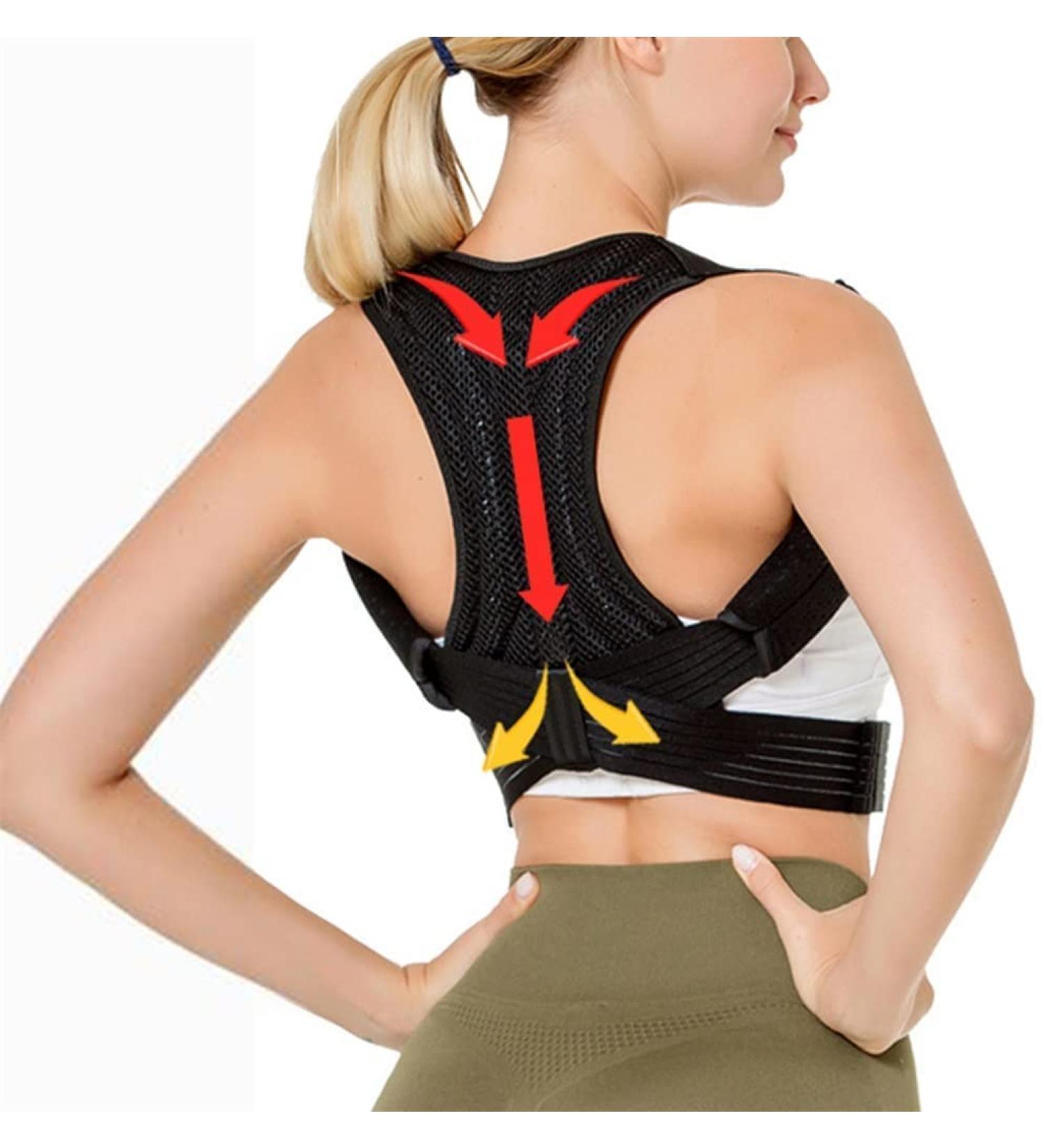 Invisible Back Posture Corrector Back Brace Extended Support Belt Adjustable Back Spine Lumbar Posture Correction Tools - Buy Online on GoSupps.com