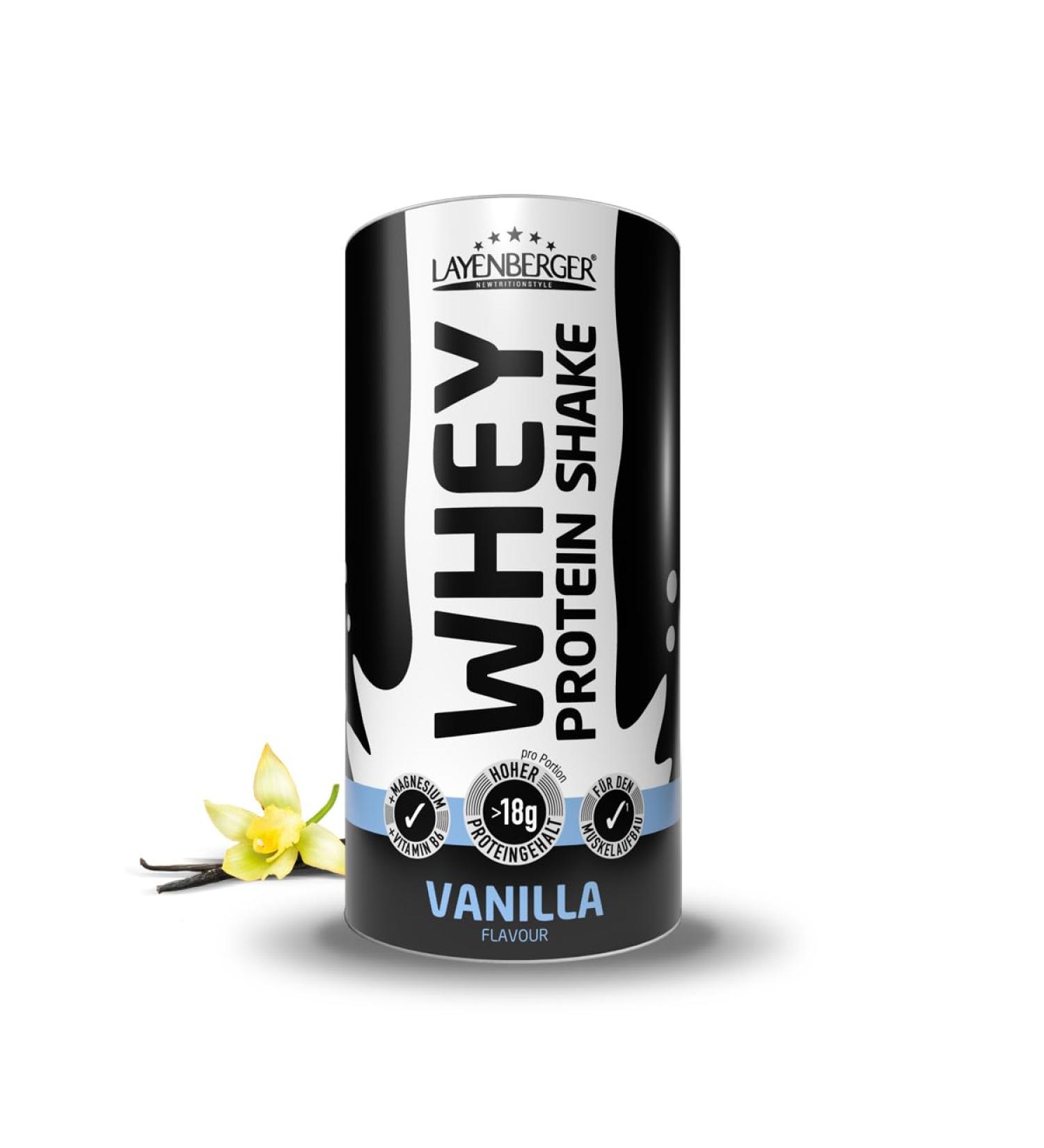 Buy Layenberger Whey Protein Shake Vanilla - 74% Protein BCAA | Muscle Building & Maintenance (300g) - Buy Online on GoSupps.com