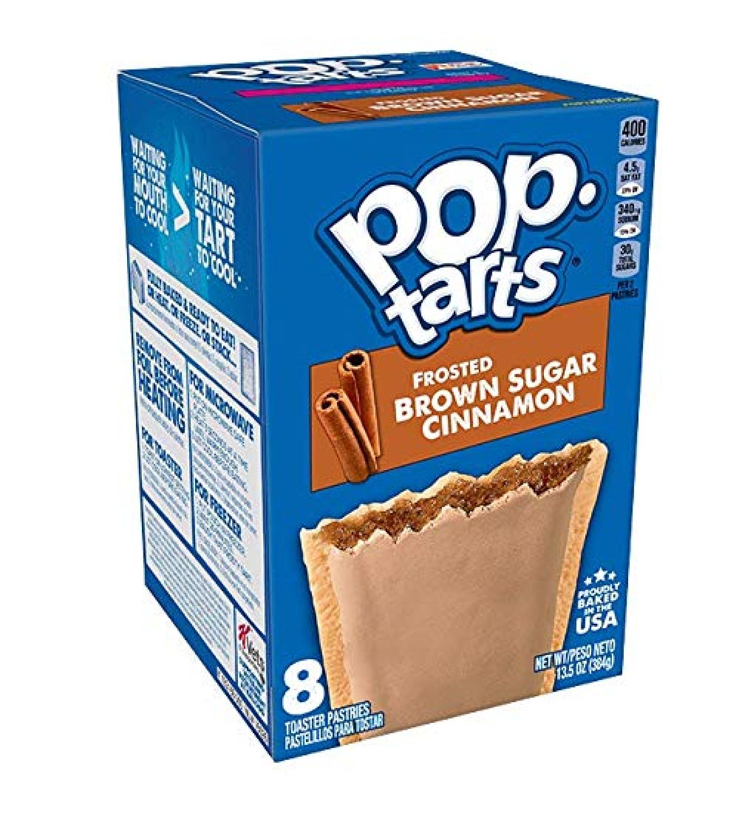 Kellogg's Pop-Tarts Brown Sugar Cinnamon 13.5oz - Delicious Toaster Pastries - Buy Online on GoSupps.com