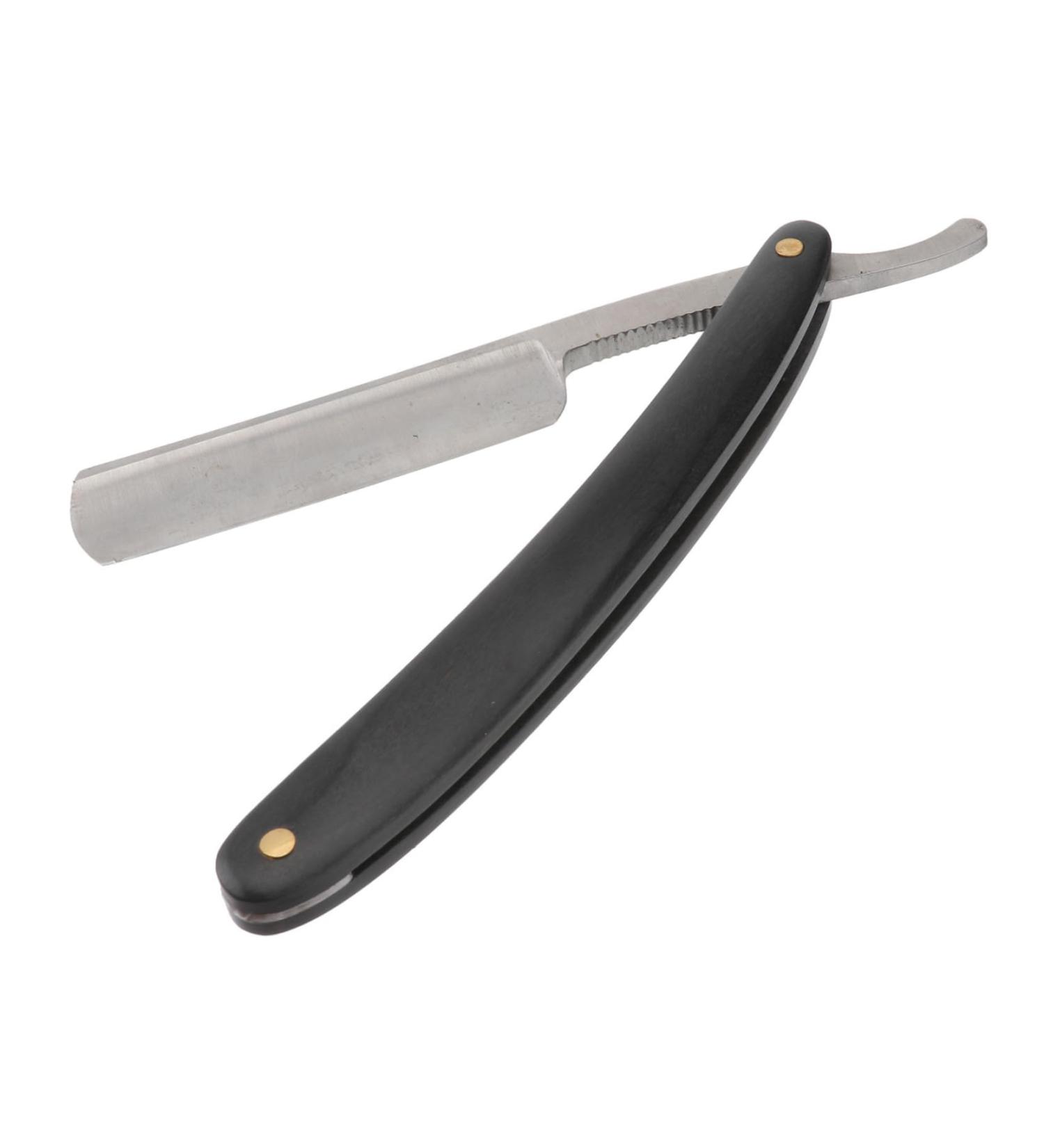 Minkissy Bart Wet Razor for Men | Rustproof Steel with Wooden Handle | Best Manual Shaving Razor for Smooth Grooming - Buy Online on GoSupps.com