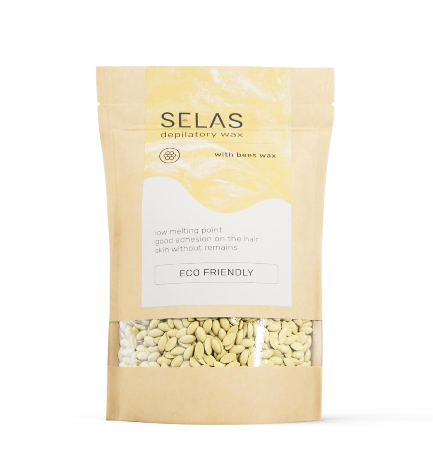 Depilatory Wax - Selas Seeds 500g | Choose Nature Rose Hips or Aloe Vera for Smooth Skin - Buy Online on GoSupps.com
