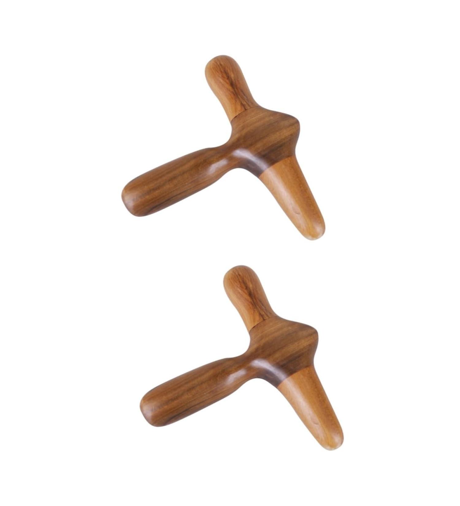 Healeeved 2-Piece Foot Massager & Gua Sha Tool - Traditional Thai Massage Full Body Acupressure Stick & Face Massager - Enhance Relaxation & Wellness - Buy Online on GoSupps.com