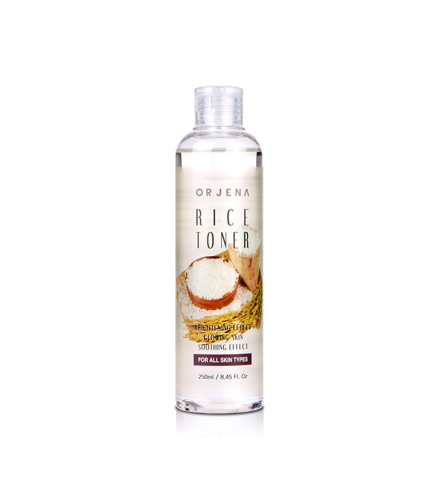 ORJENA Rice Natural Toner - Brightening Effect Glowing Skin Soothing Skin - For All Skin Types 250ml Net Wt - Buy Online on GoSupps.com