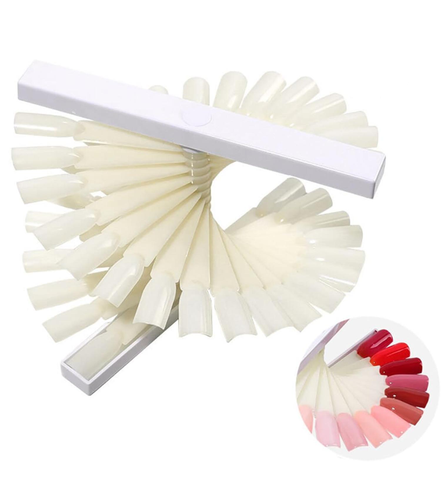 Fashion Plastic Nail Display Board with Funny Spiral Design for Women's Home or Store Nail Color Display Card - Buy Online on GoSupps.com