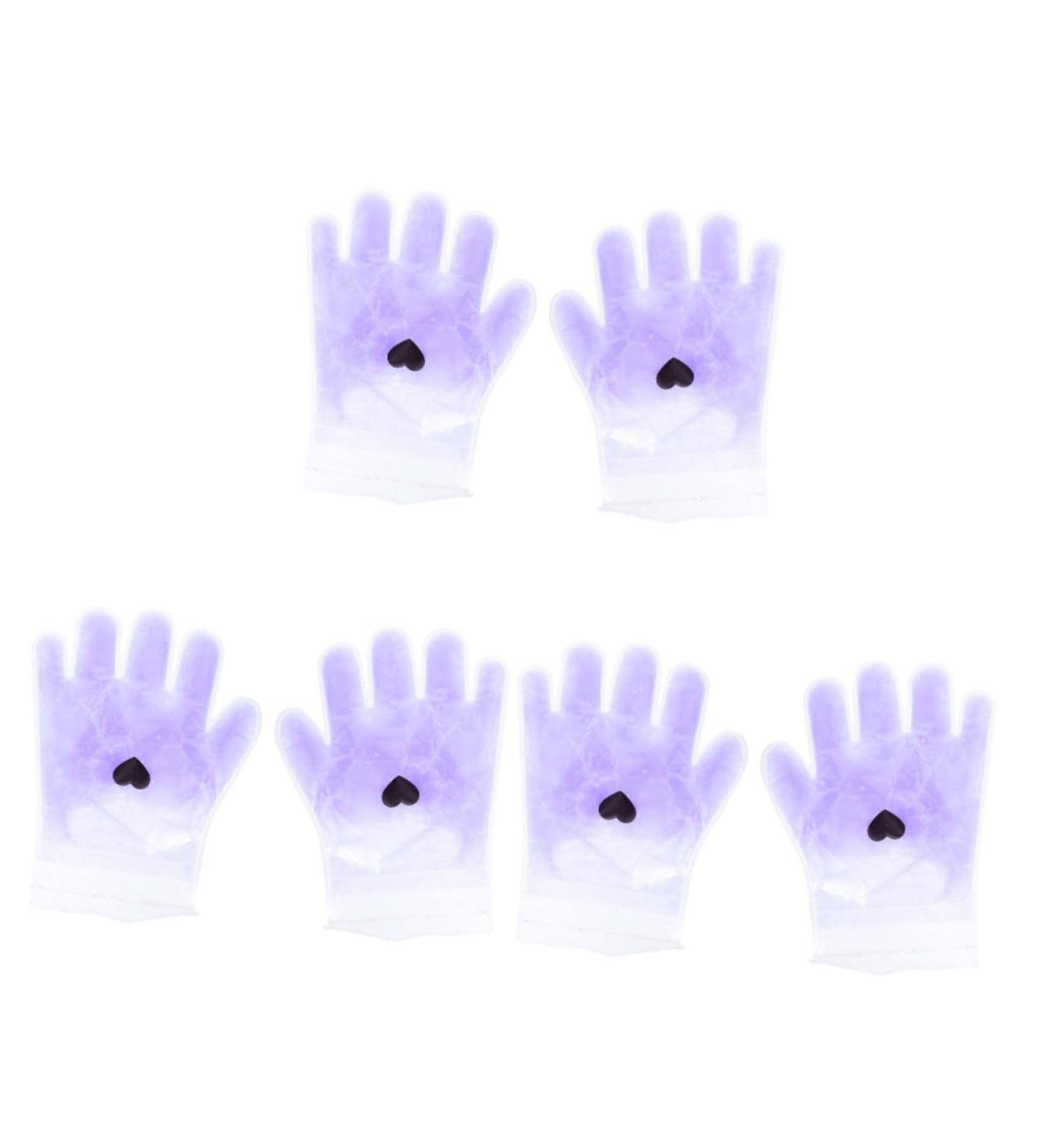FRCOLOR Paraffin Wax Hand Film 3 Pairs Lavender Hand Wax Set Spa Non-woven Fabric Frosted Purple Paraffin Wax Cover Kit - Buy Online on GoSupps.com