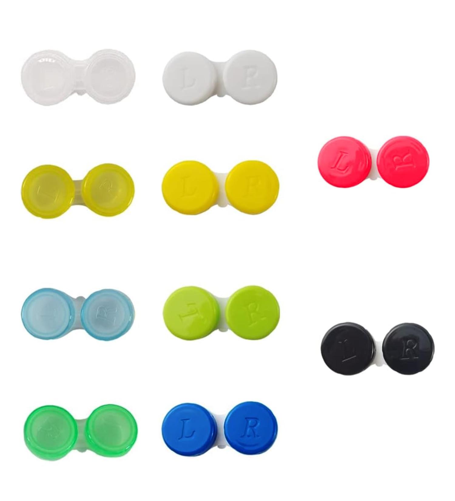 10 Pack Leak-proof Contact Lens Cases | Travel-Friendly Lens Case Set for Home & On-the-Go - Buy Online on GoSupps.com