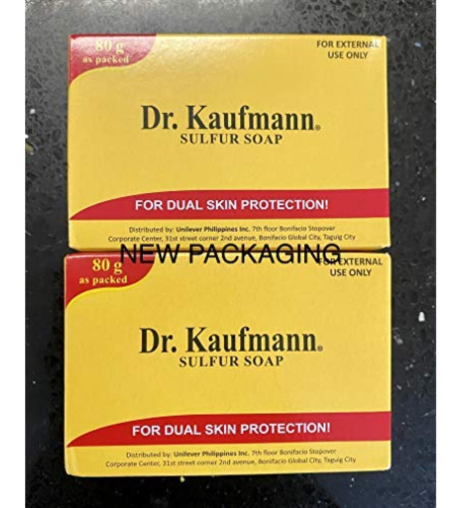 2-Pack Dr. Kaufmann Medicated Sulfur Soap - Effective Acne Treatment - Buy Online on GoSupps.com