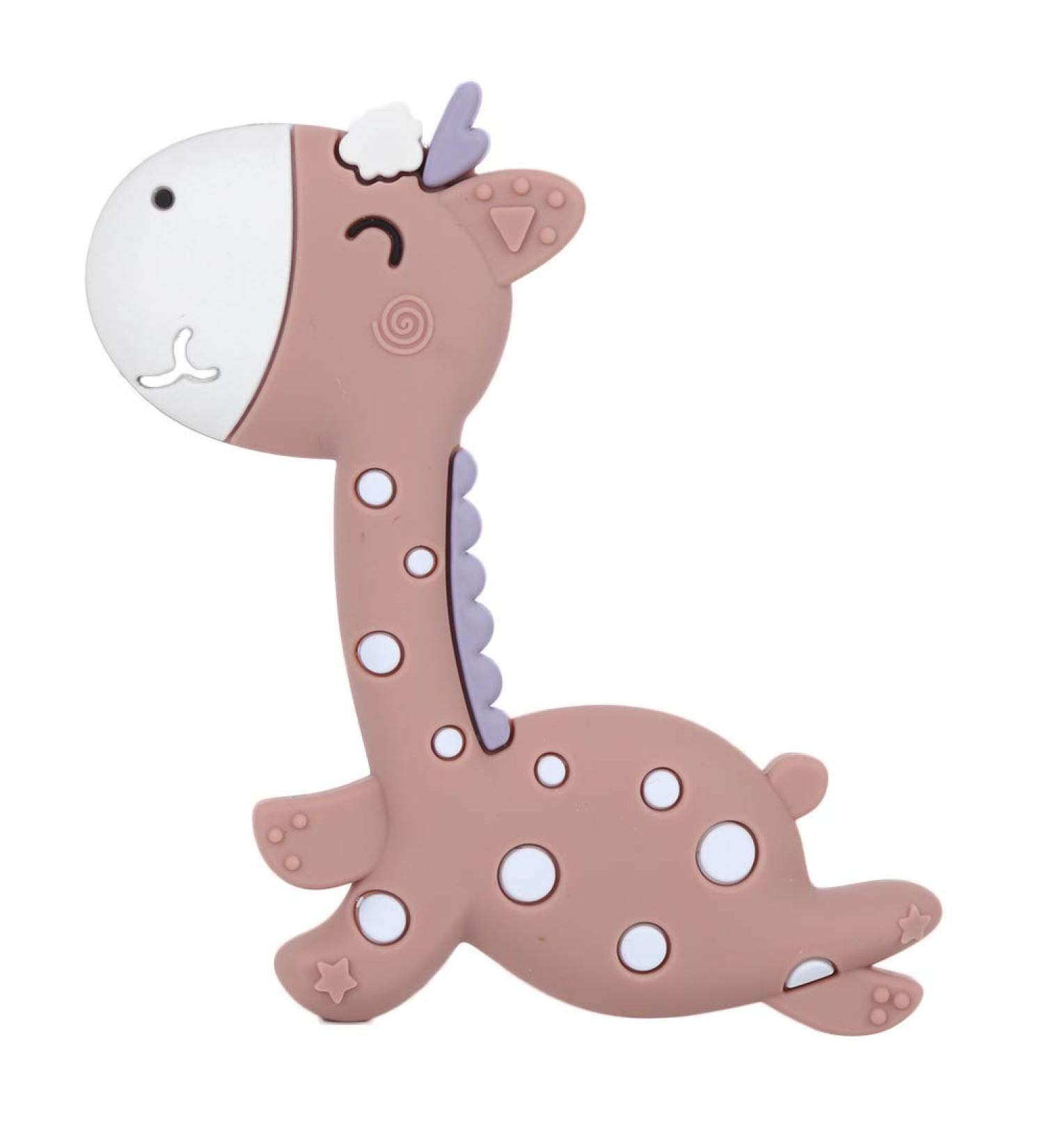 Cartoon Silicone Baby Bite Ring - Calming Teething Toy for Girls & Boys | Perfect Shower Gift - Buy Online on GoSupps.com