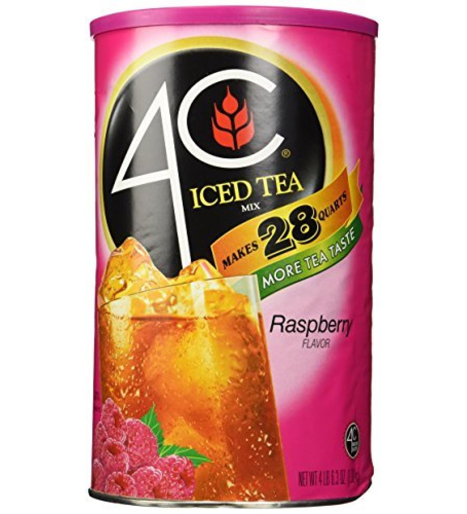 4C Instant Iced Tea Mix Raspberry 74.2oz by 4C