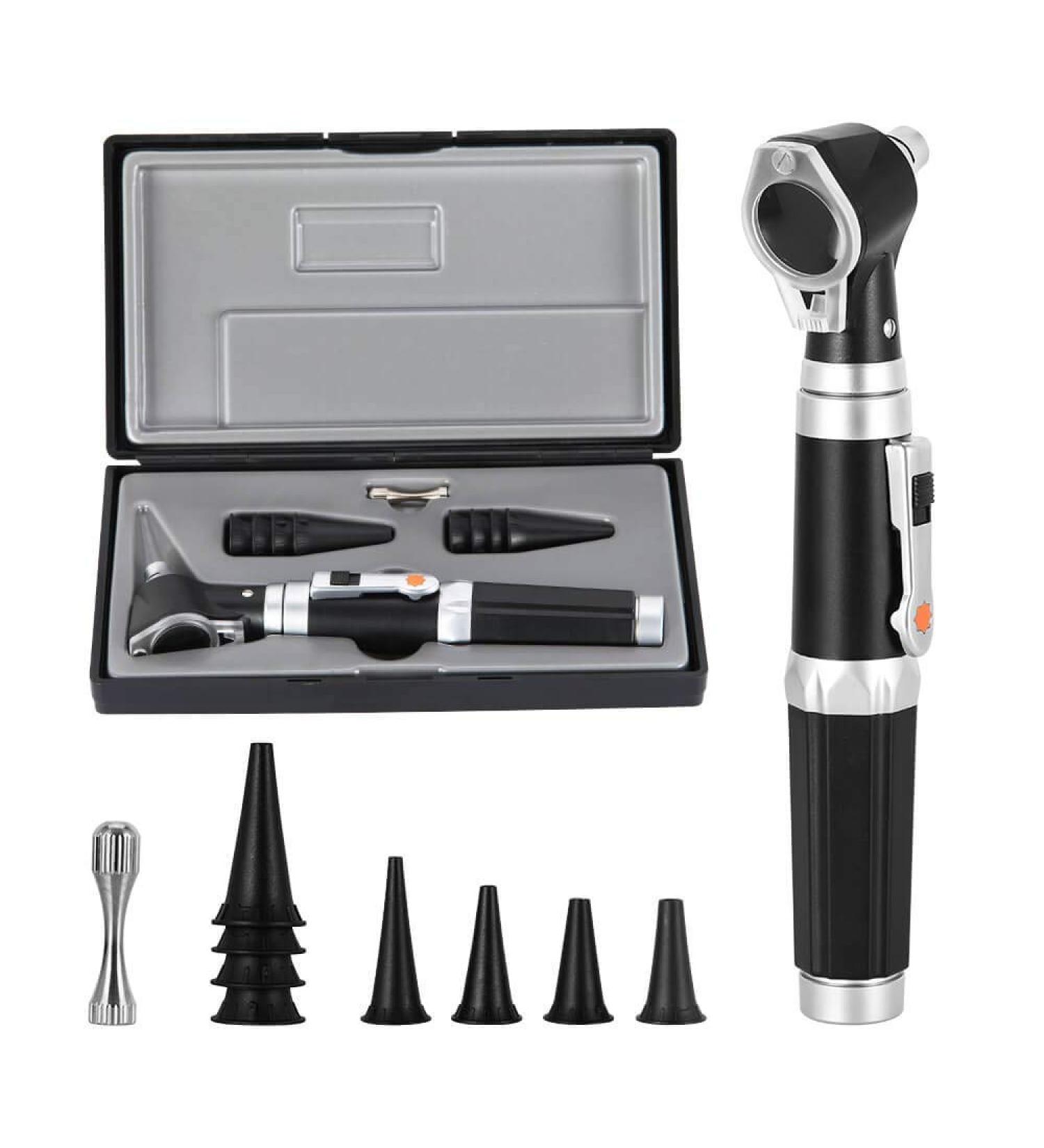 ZJchao Ear Otoscope | 4 Heads & LED | Visual Ear Examination with 3x Magnification - International Shipping Available - Buy Online on GoSupps.com