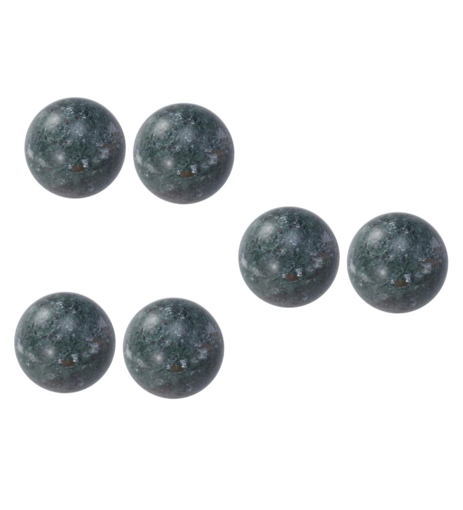 Healeved 6-Piece Home Fitness Acupressure Massage Device - Jade & Marble Massage Balls for Stress Relief & Relaxation | International Shipping Available - Buy Online on GoSupps.com