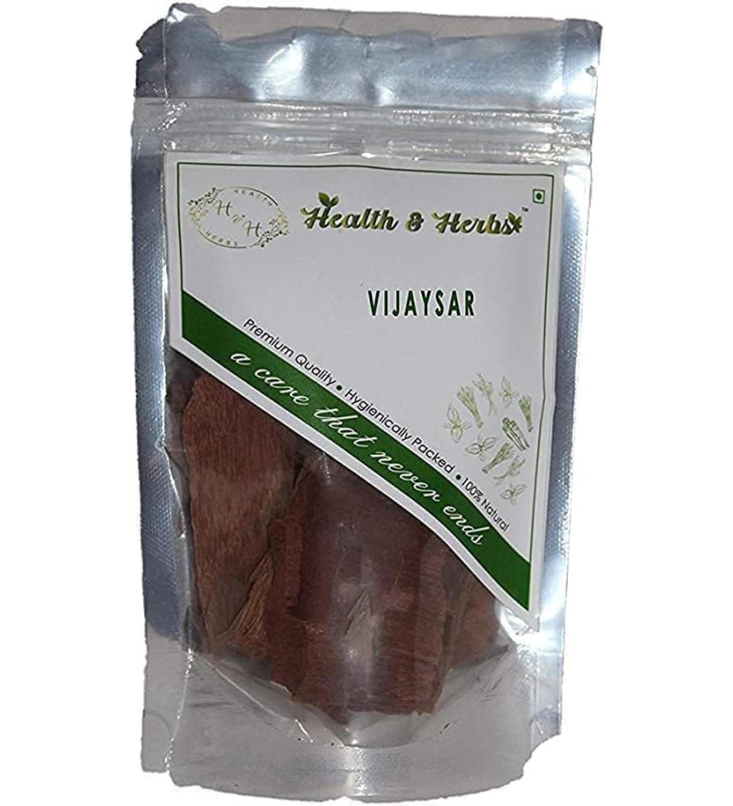 REVA Health & Herbs Vijaysar Bijasal Pterocarpus Marsupium 200g