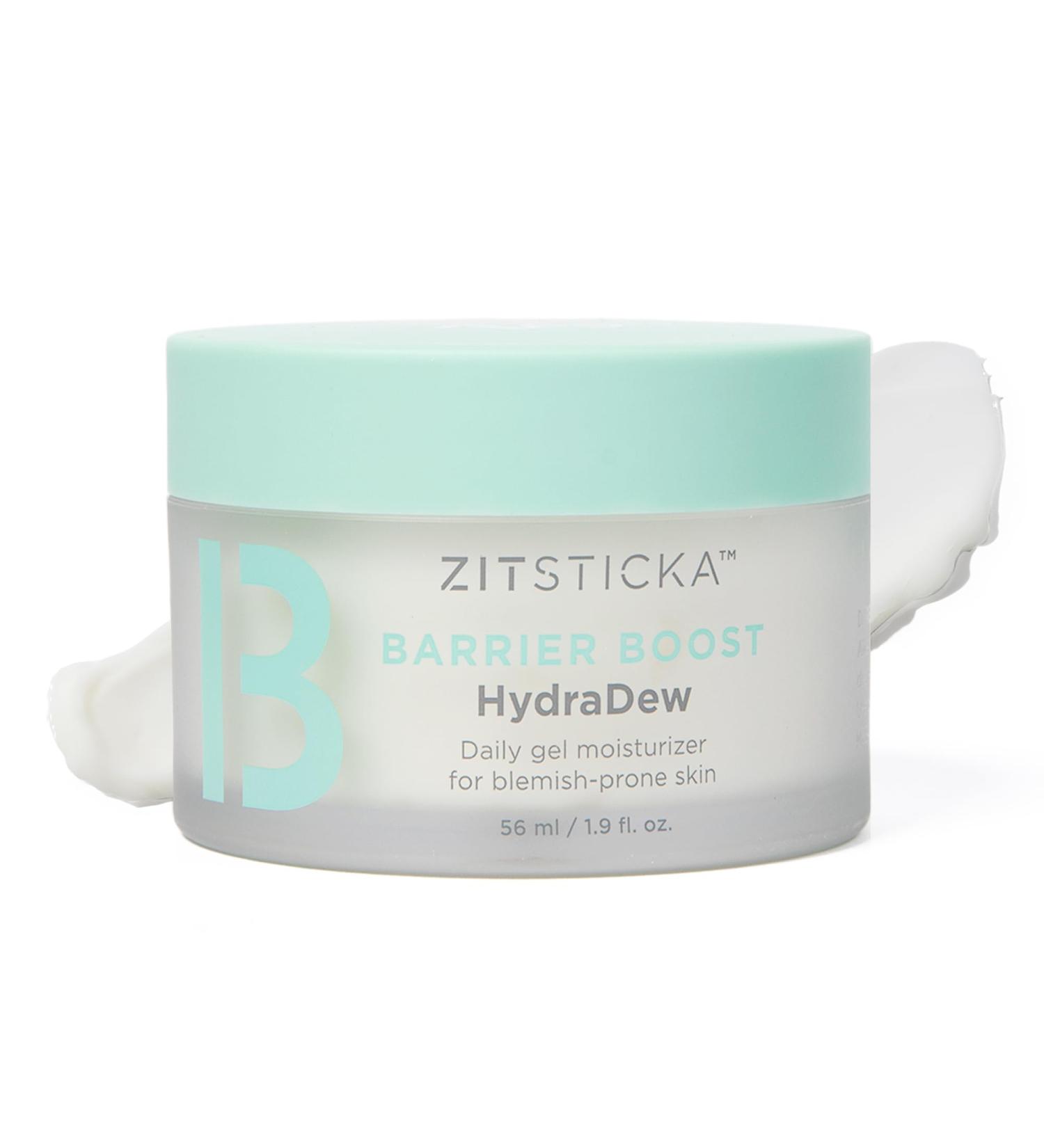 ZitSticka HydraDew Gel Moisturizer - 1.9 Fl Oz Hydrating Formula for Acne Prone Dry Oily & Sensitive Skin | Niacinamide Hyaluronic Acid & Green Tea - Facial Skincare for Women - Buy Online on GoSupps.com